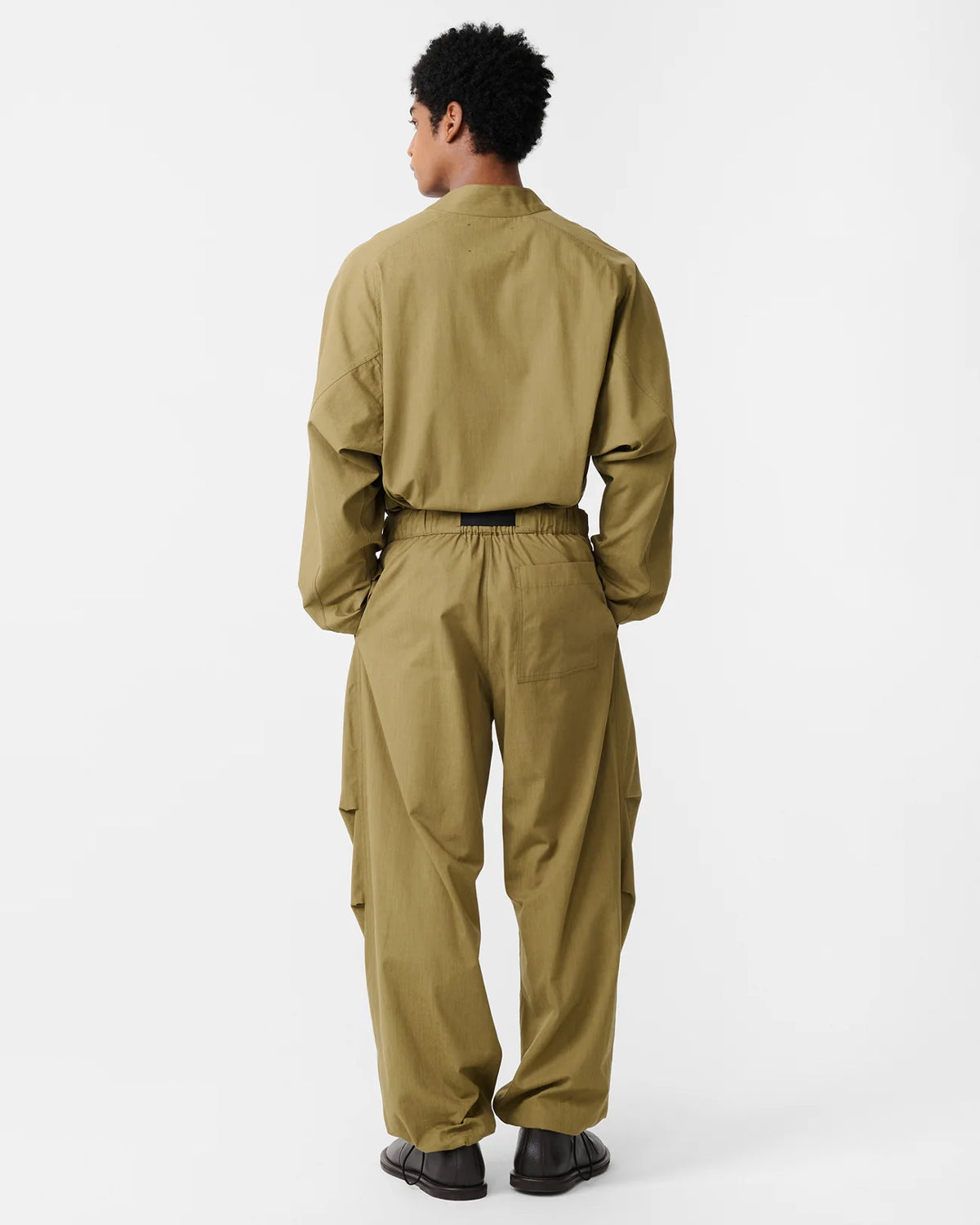 Casey - Half Placket Pop Over - Military Green