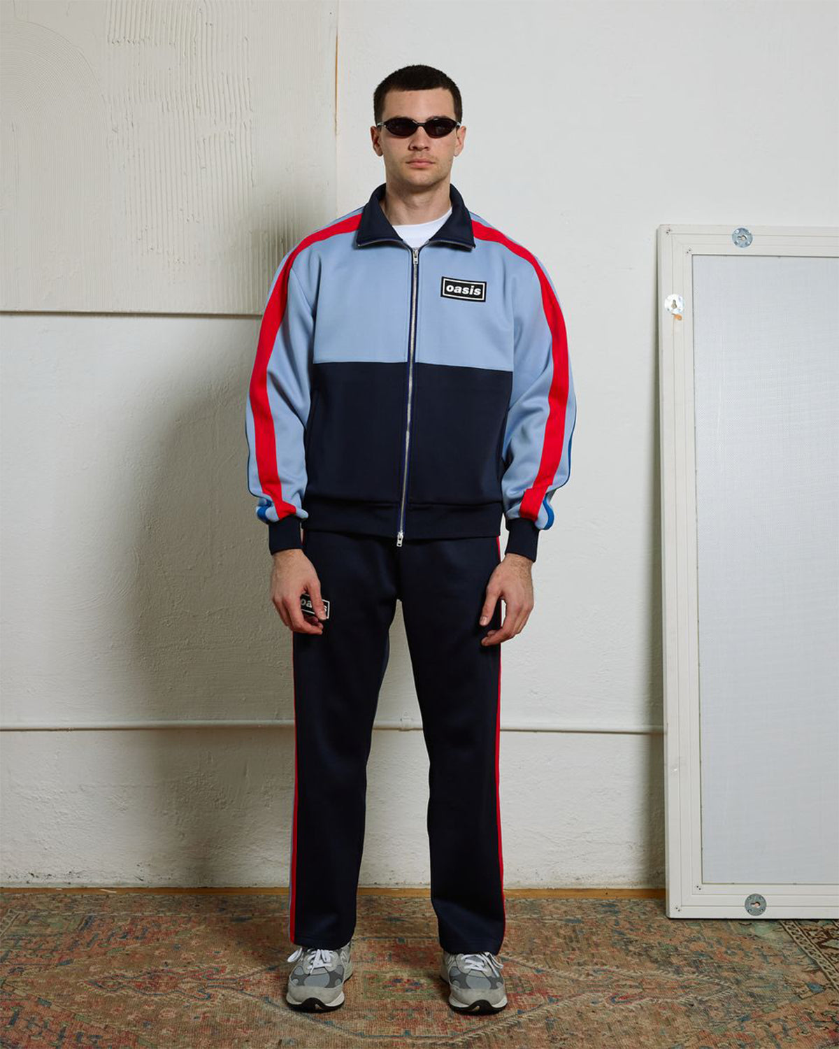 Pleasures X Oasis - Forever Track Jacket - Powder Blue