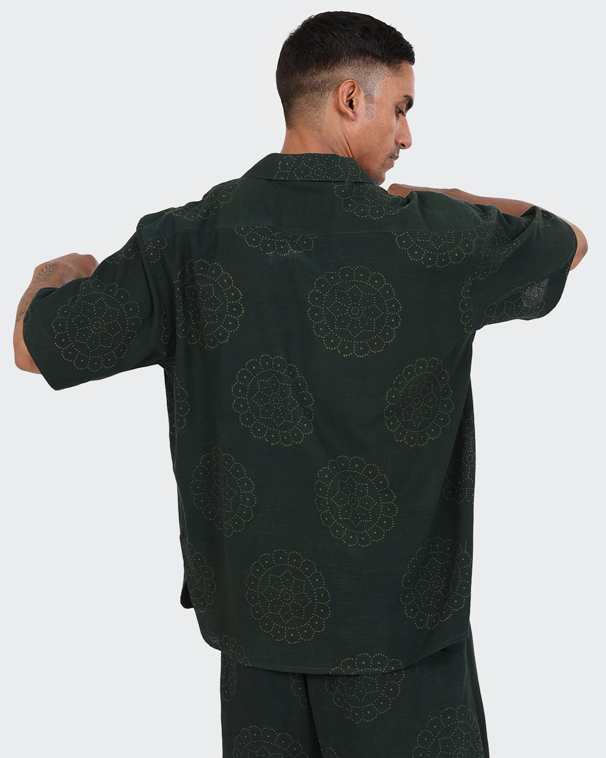 Ronen - Over Sized Camp Collar SS Shirt - Block Print