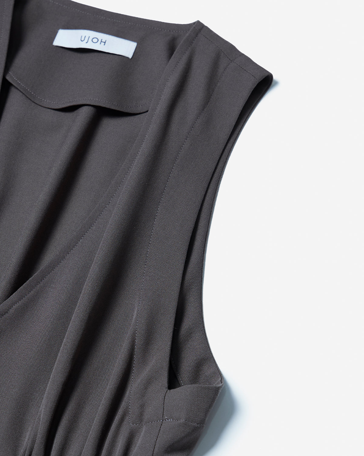 ZIP Flare Dress - Olive Gray