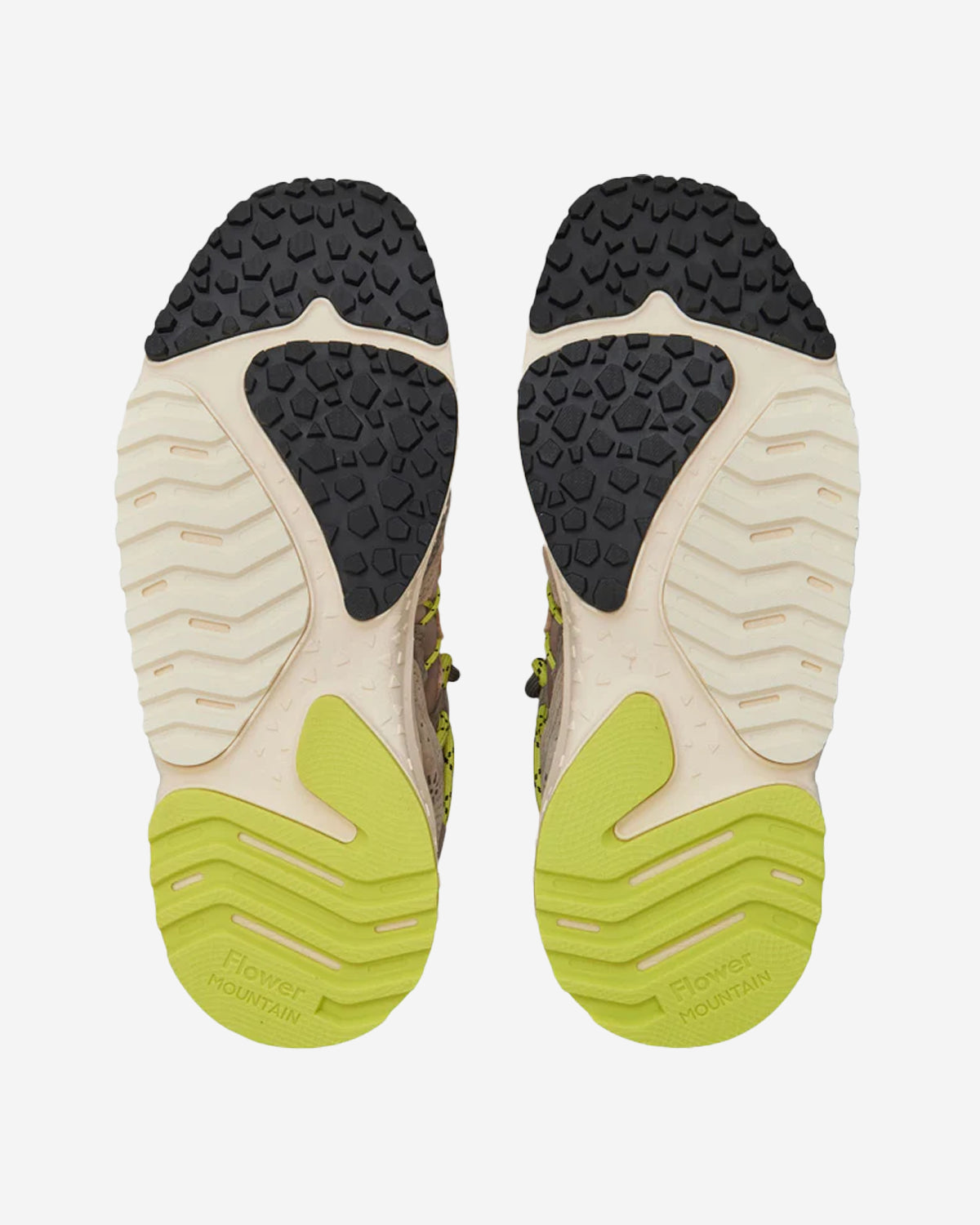 Yamabushi - Suede / Nylon Ripstop Taupe-Lime
