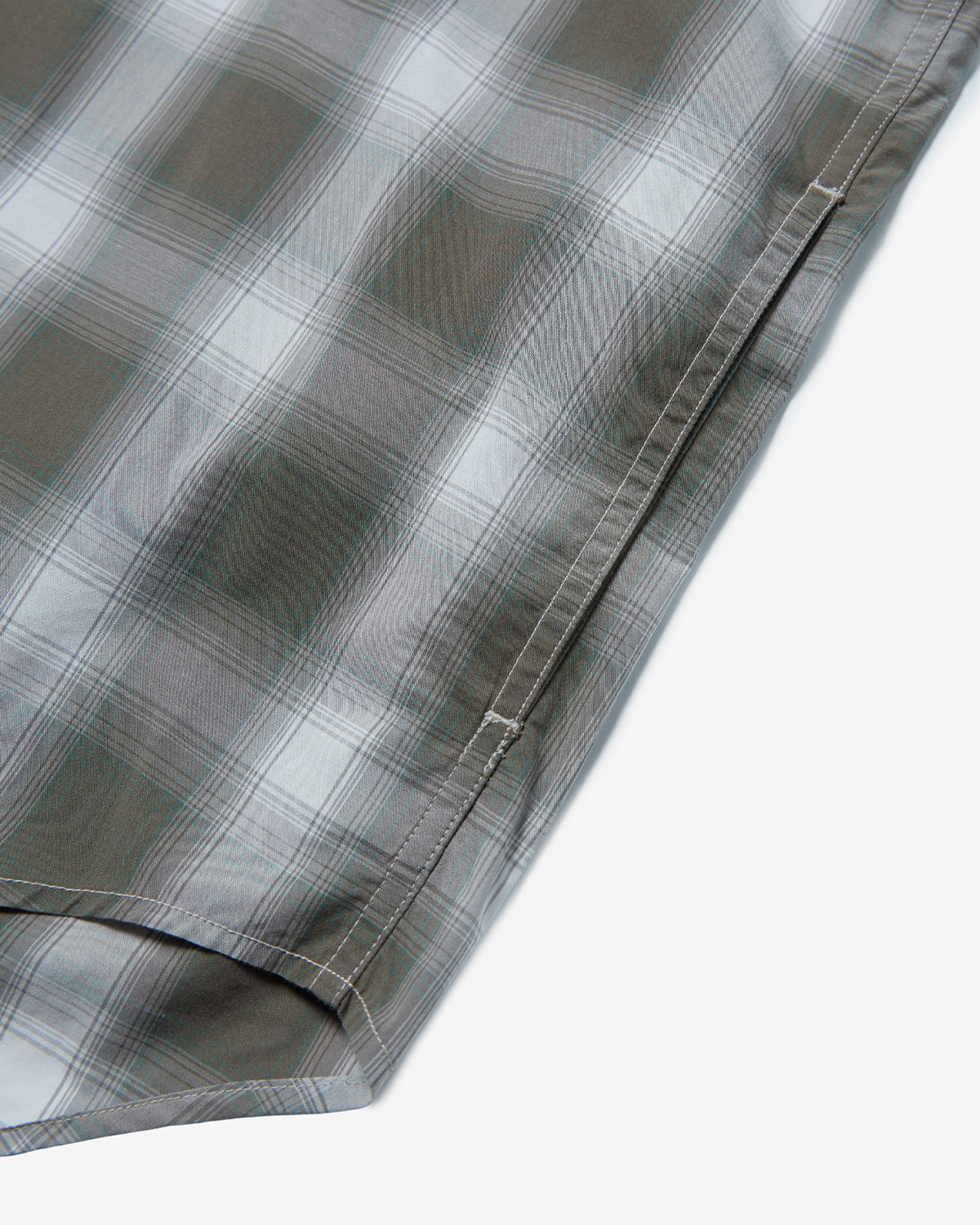 Mens Work Shirt - Beige Ombre