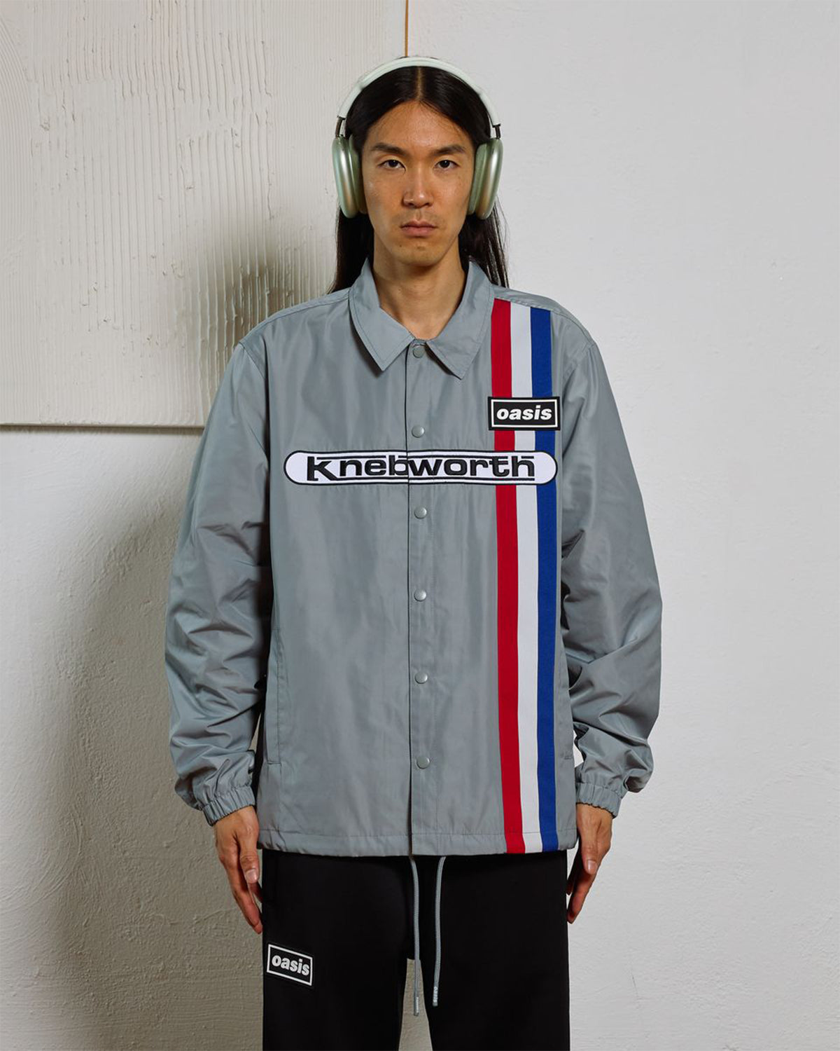 Pleasures X Oasis - Supersonic Coach Jacket - Steel