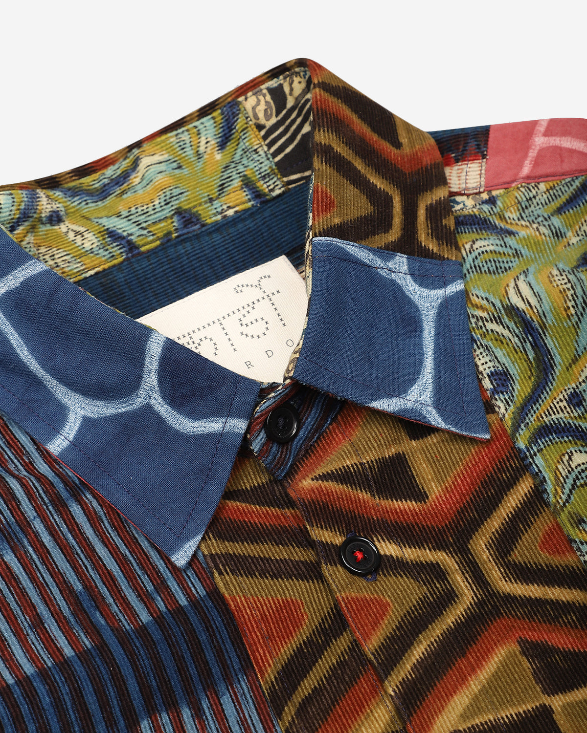 Luis - Over Sized Regular Collar LS Shirt - Multi