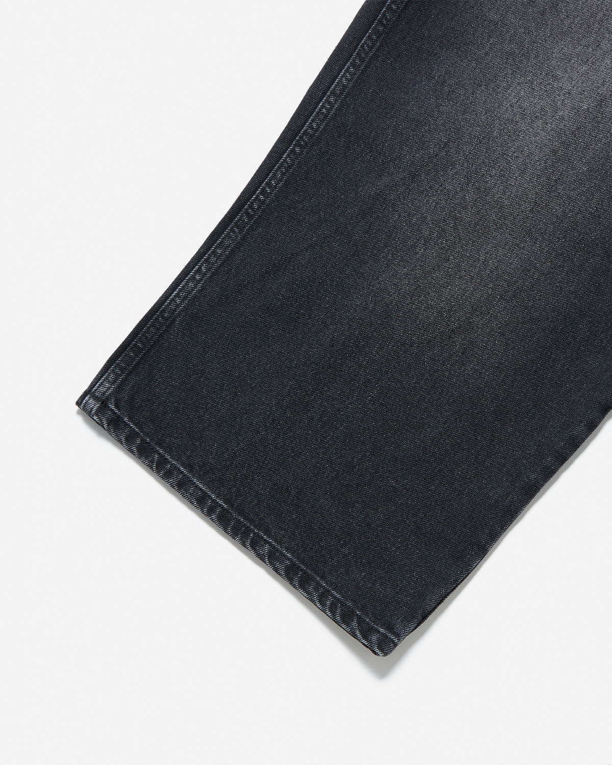 Chalco - Wide Crop Pant - Washed Black