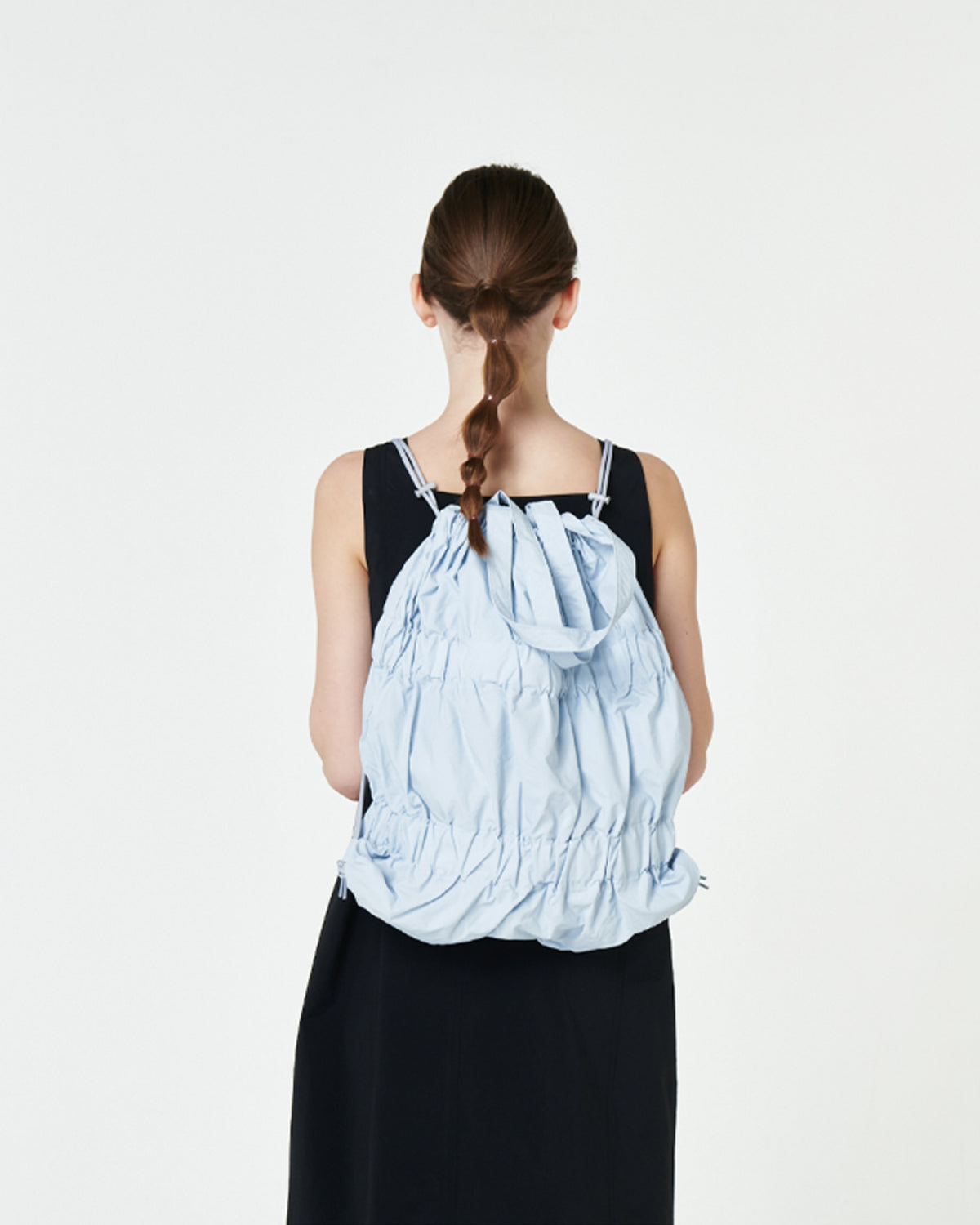 Tiered Banding Backpack - Light Blue