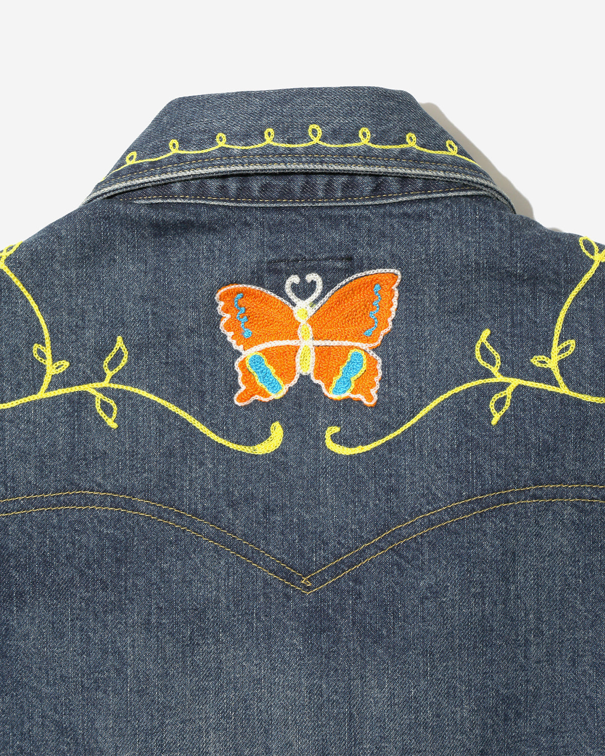 Papillon Emb. Jean Jacket - 12oz Denim - Indigo