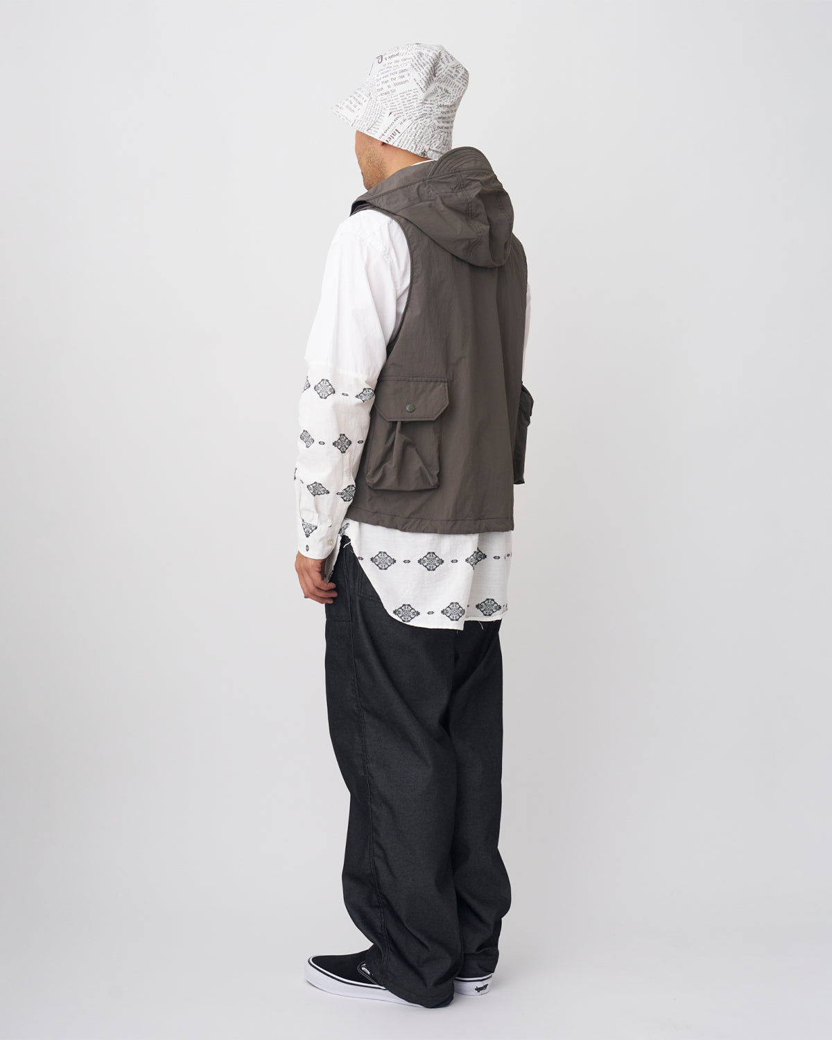 Field Vest - Olive Polyester Taslan