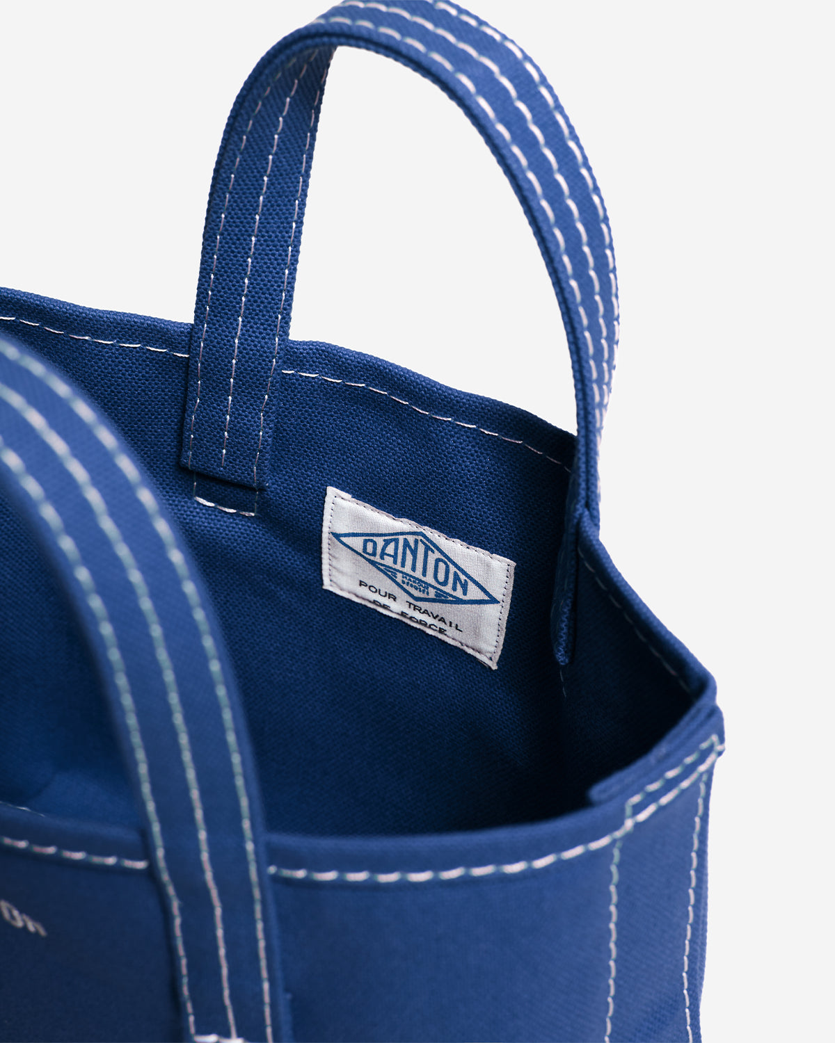 Vosges Petit - Cotton Canvas Tote Bag - Navy Off White