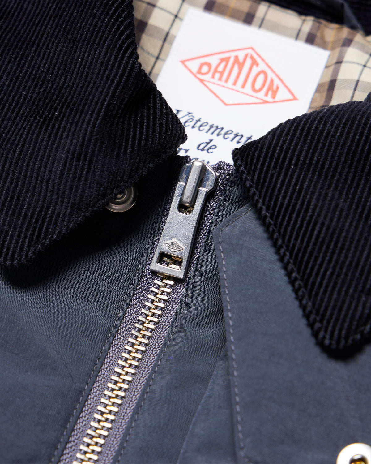 Mens Nylon Taffeta Work Jacket - Charcoal