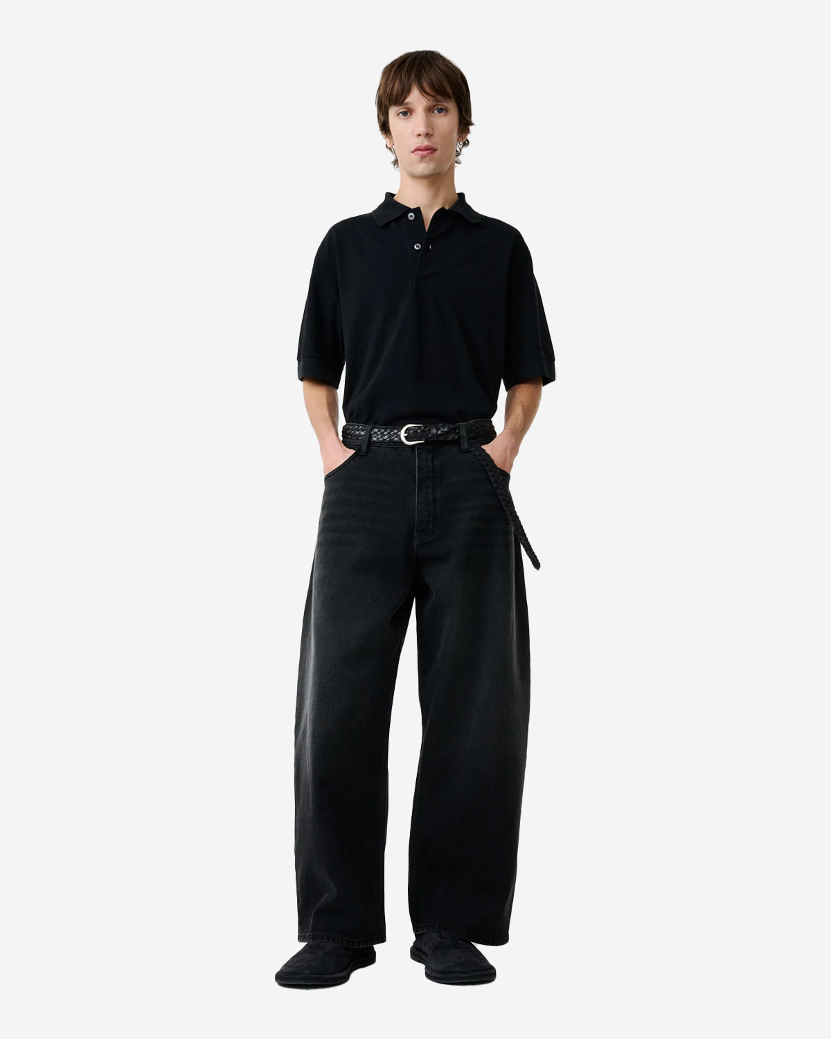 Balaton - S/S Polo - Washed Black