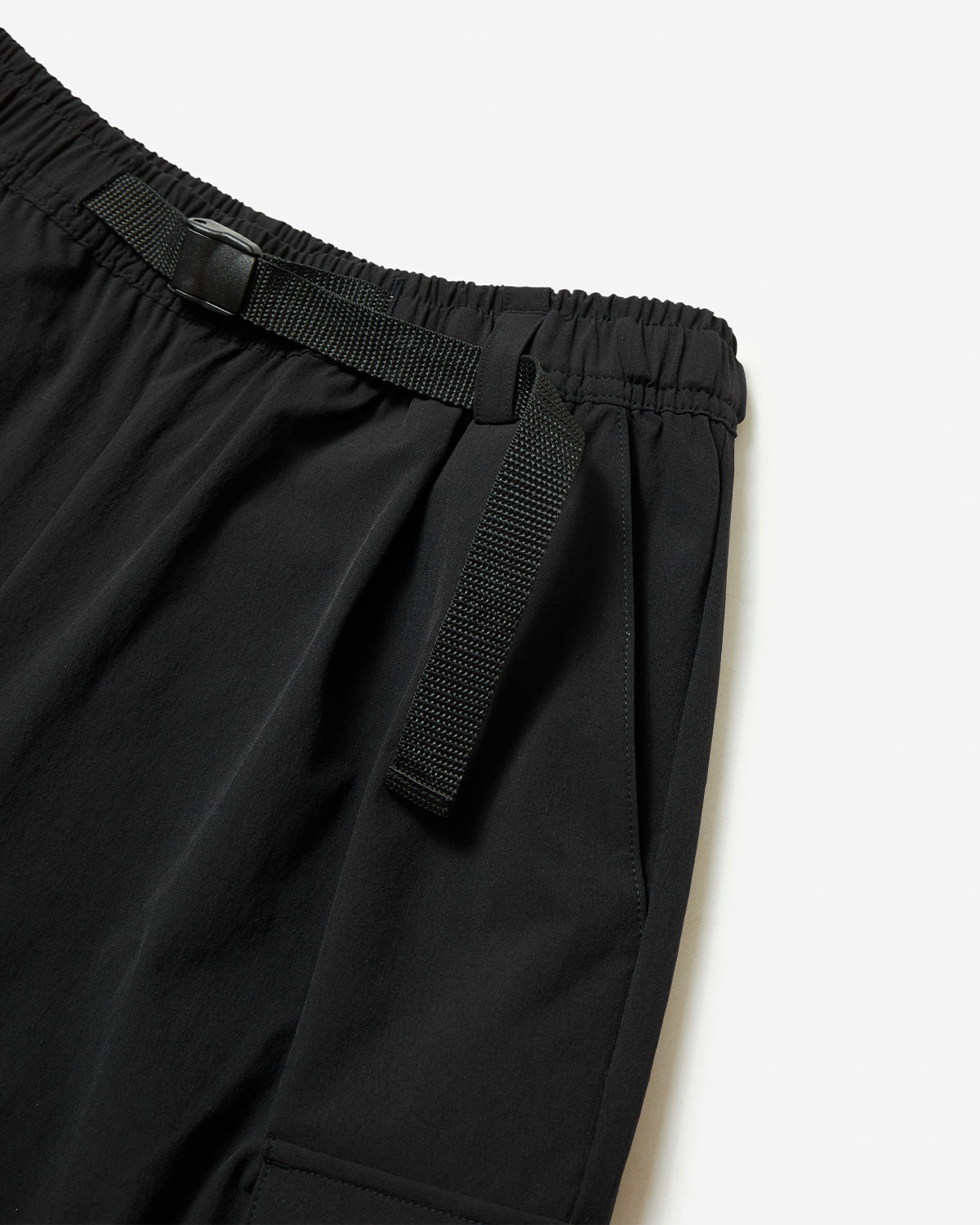 Boro - Belted Easy Cargo Pants - Black