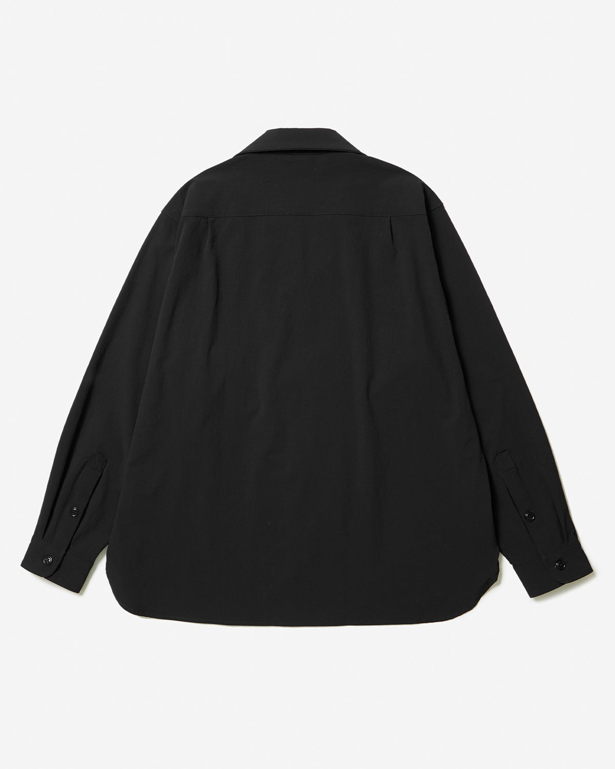 Caron - Tropical Collar Shirt Long Sleeve Shirt - Black