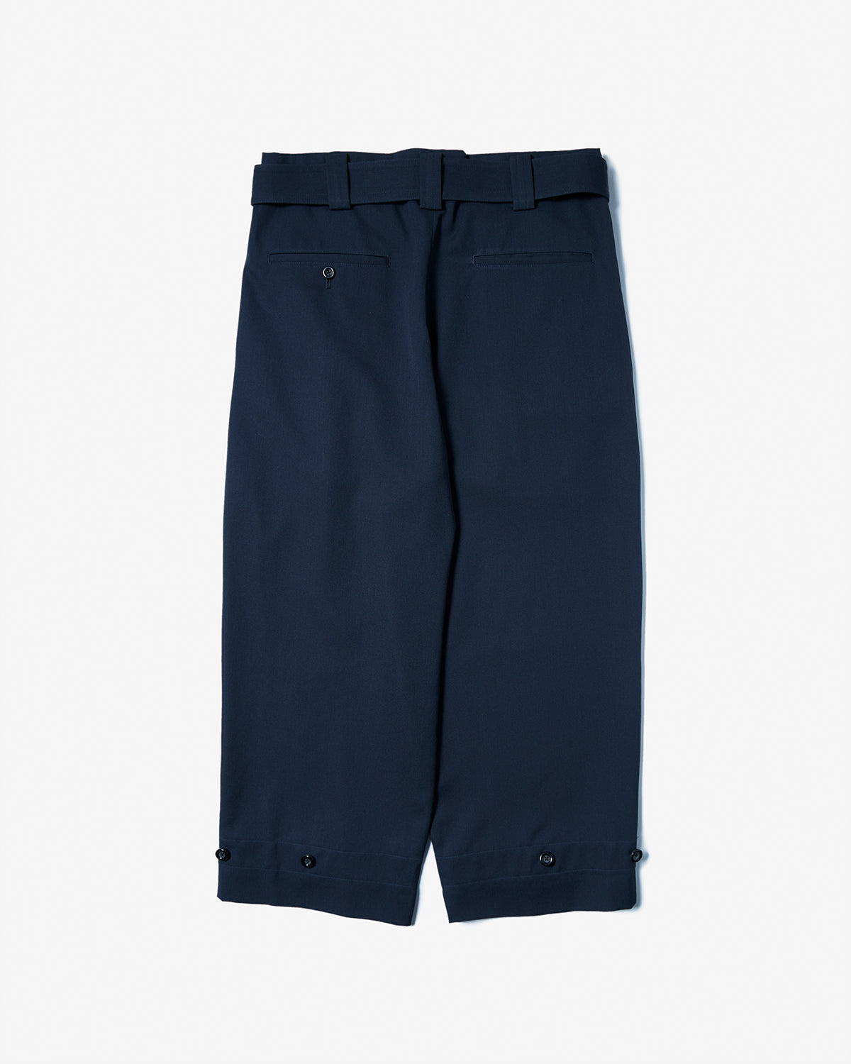 Tab Belt Pant - Grayish Navy