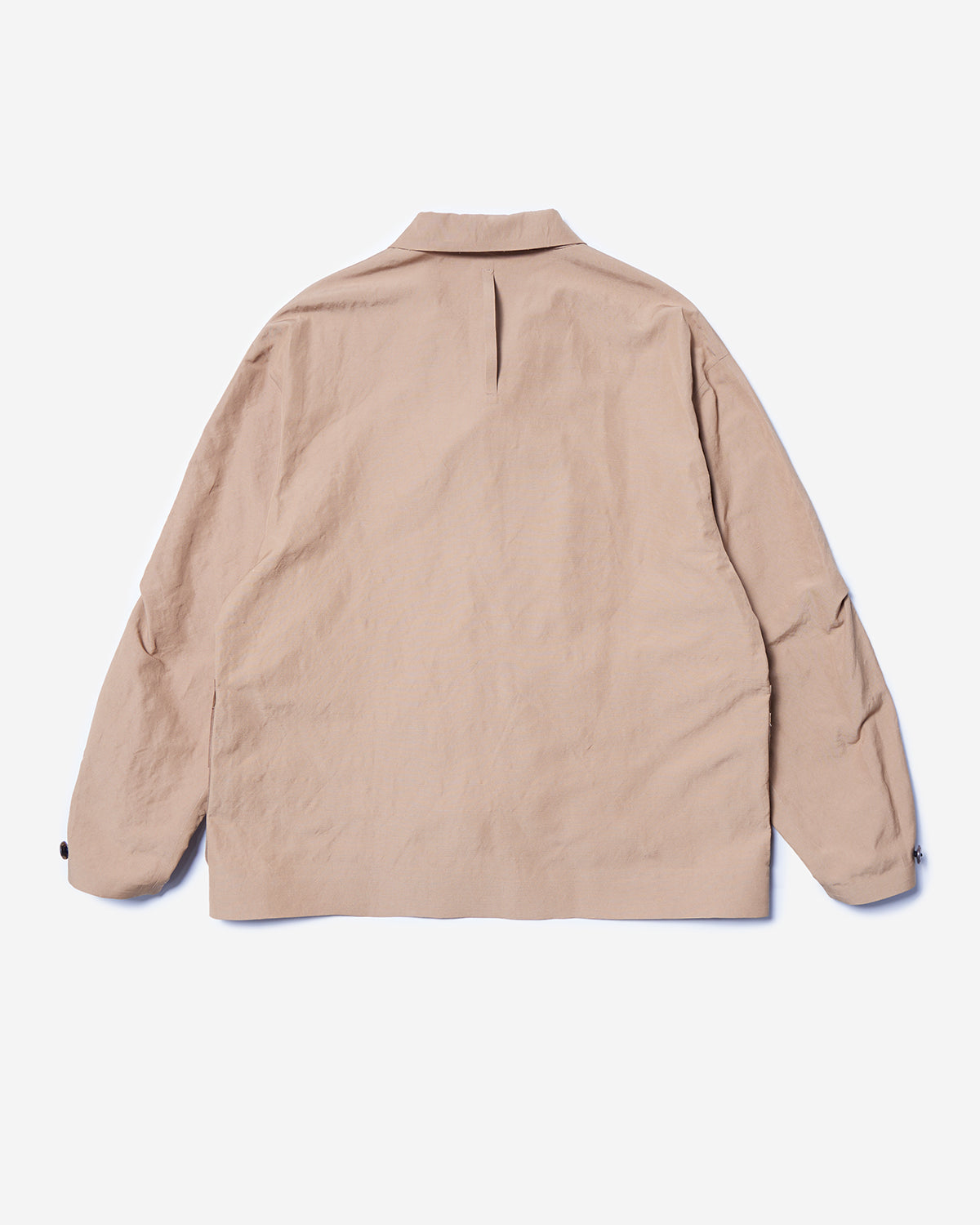 06PNJ2 - Memory Linen Fatigue Blouson - Beige