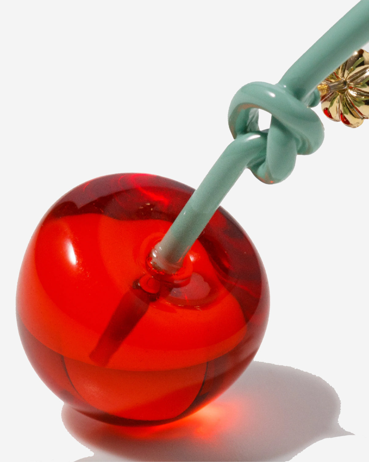 Edit Play Cherry Earrings - Red / Green