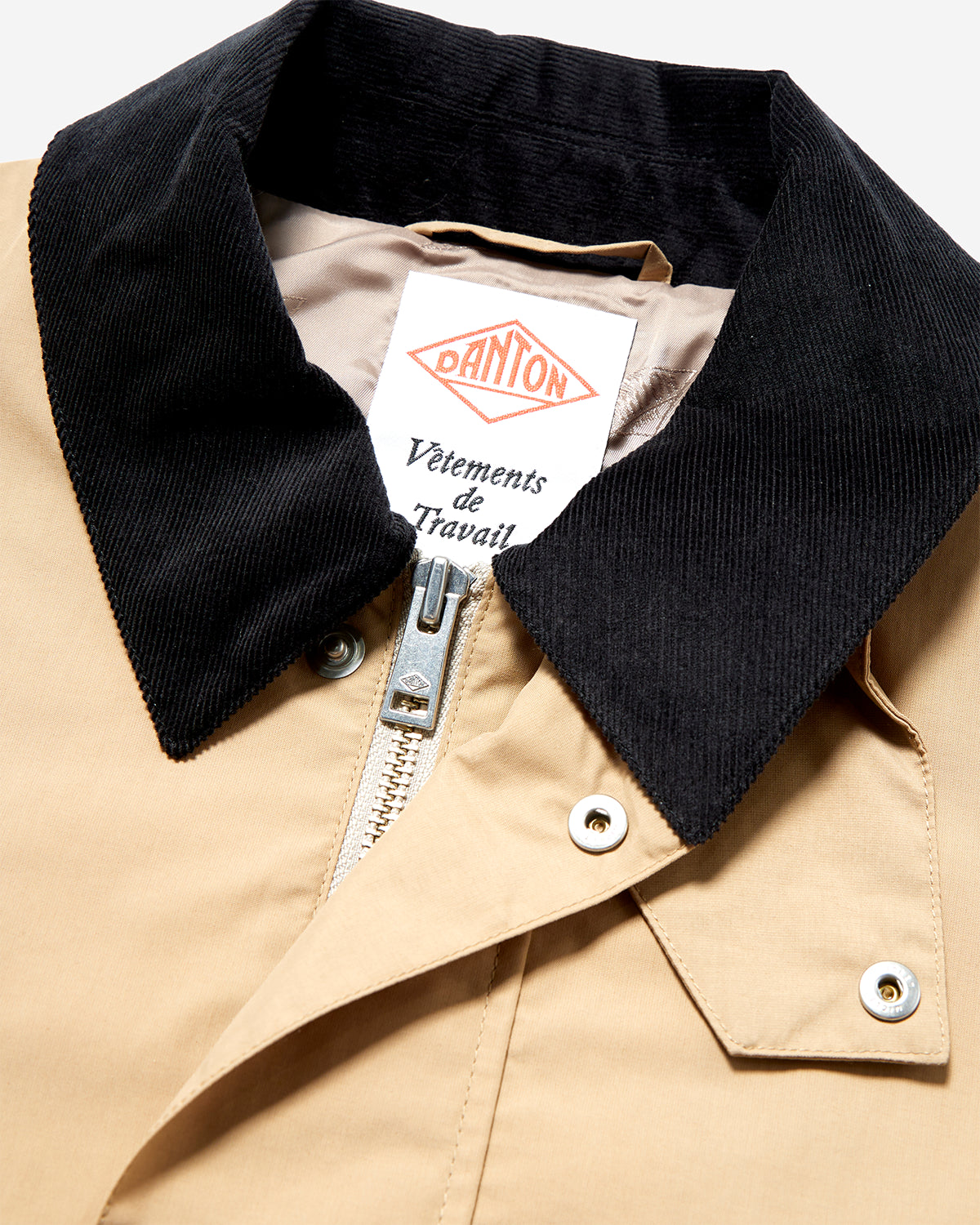 Mens Nylon Taffeta Work Jacket - Sand Beige