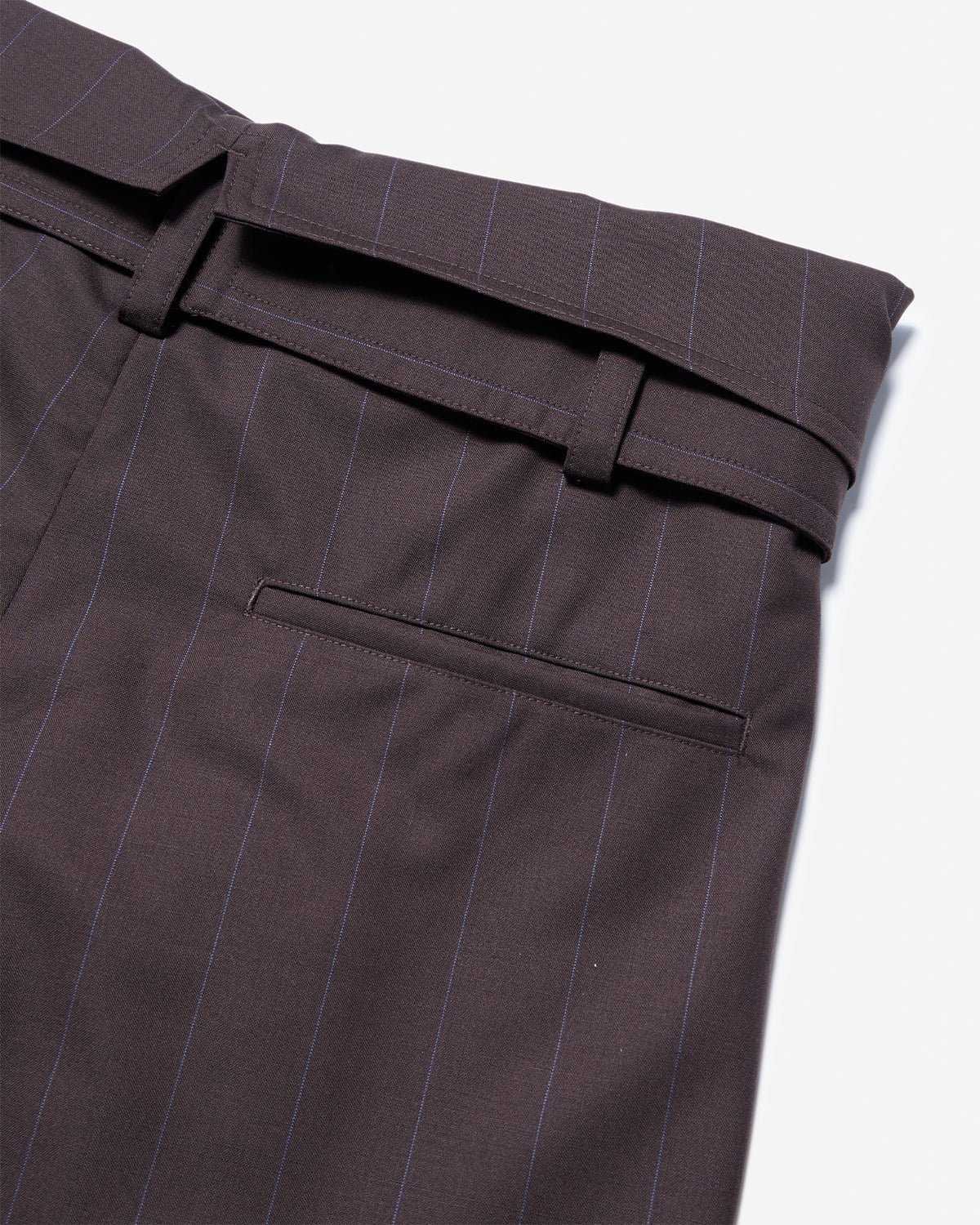 Foldover Belt Wide PNT - Chocolate