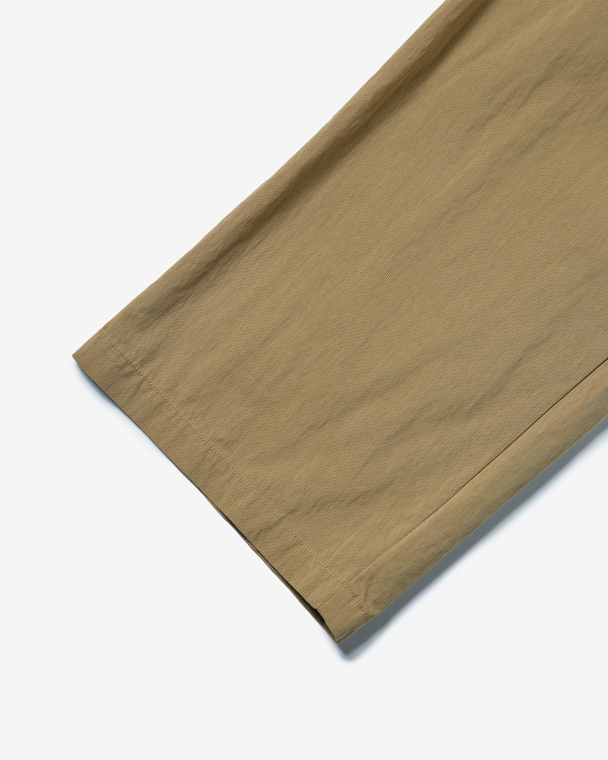 Mens CN Twill Double Pleated Easy Pants - Dk.Beige