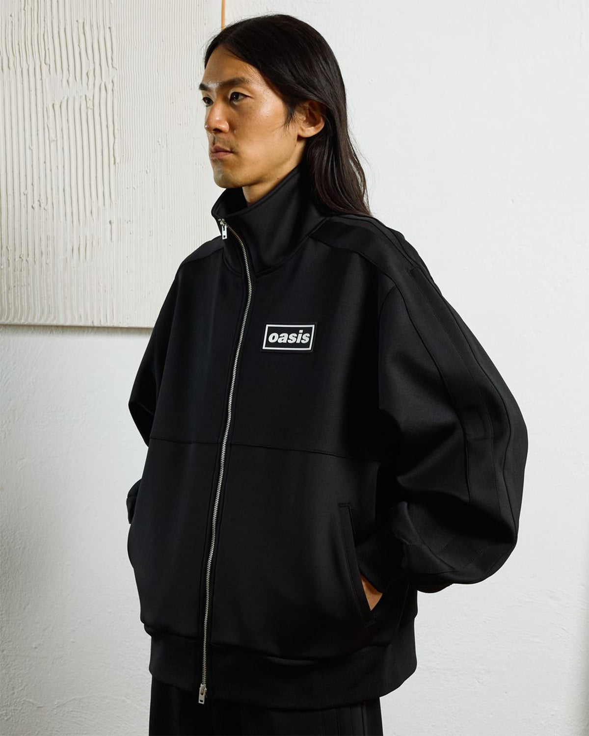 Pleasures X Oasis - Forever Track Jacket - Black