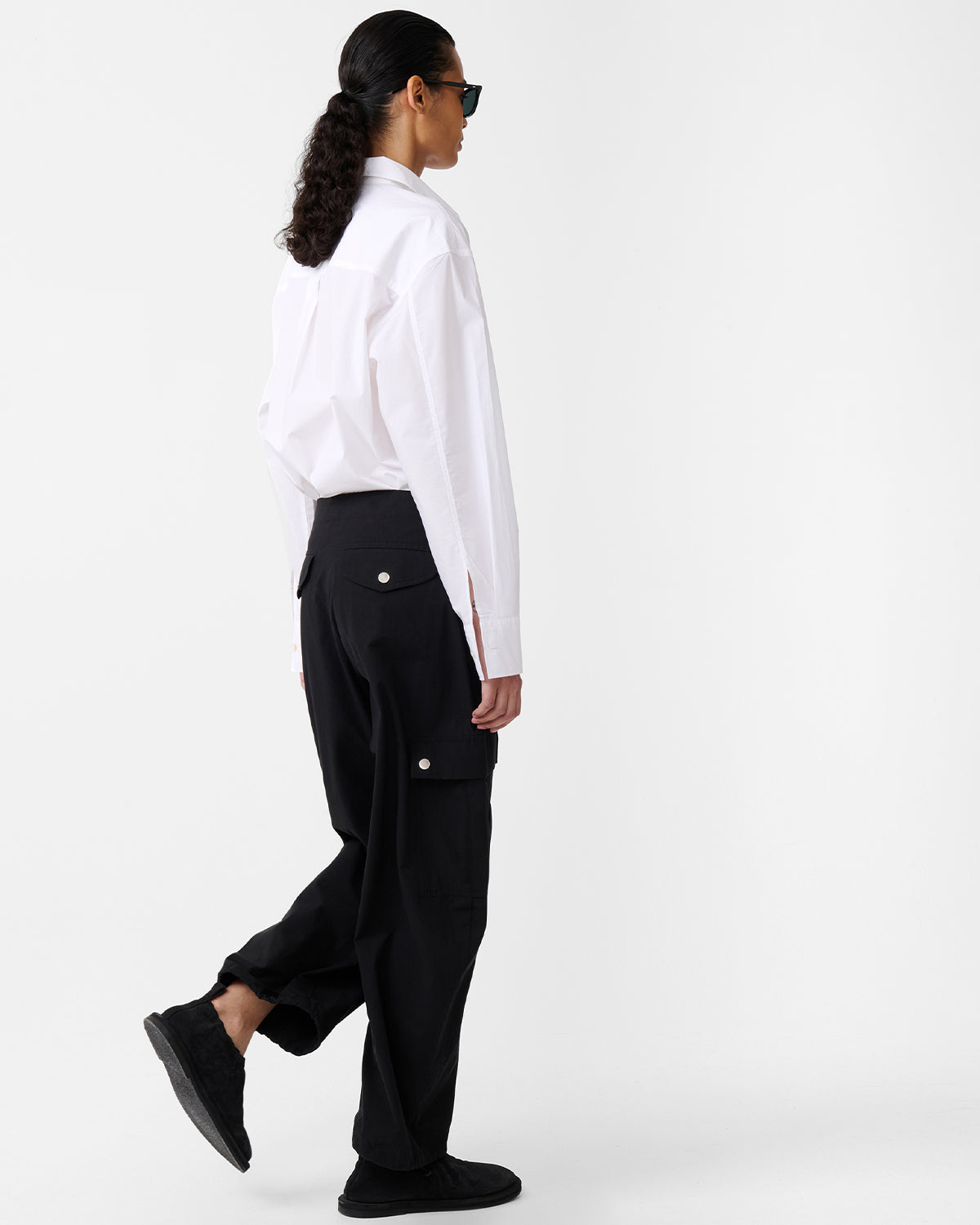 Clovis - Utility Pant - Washed Black