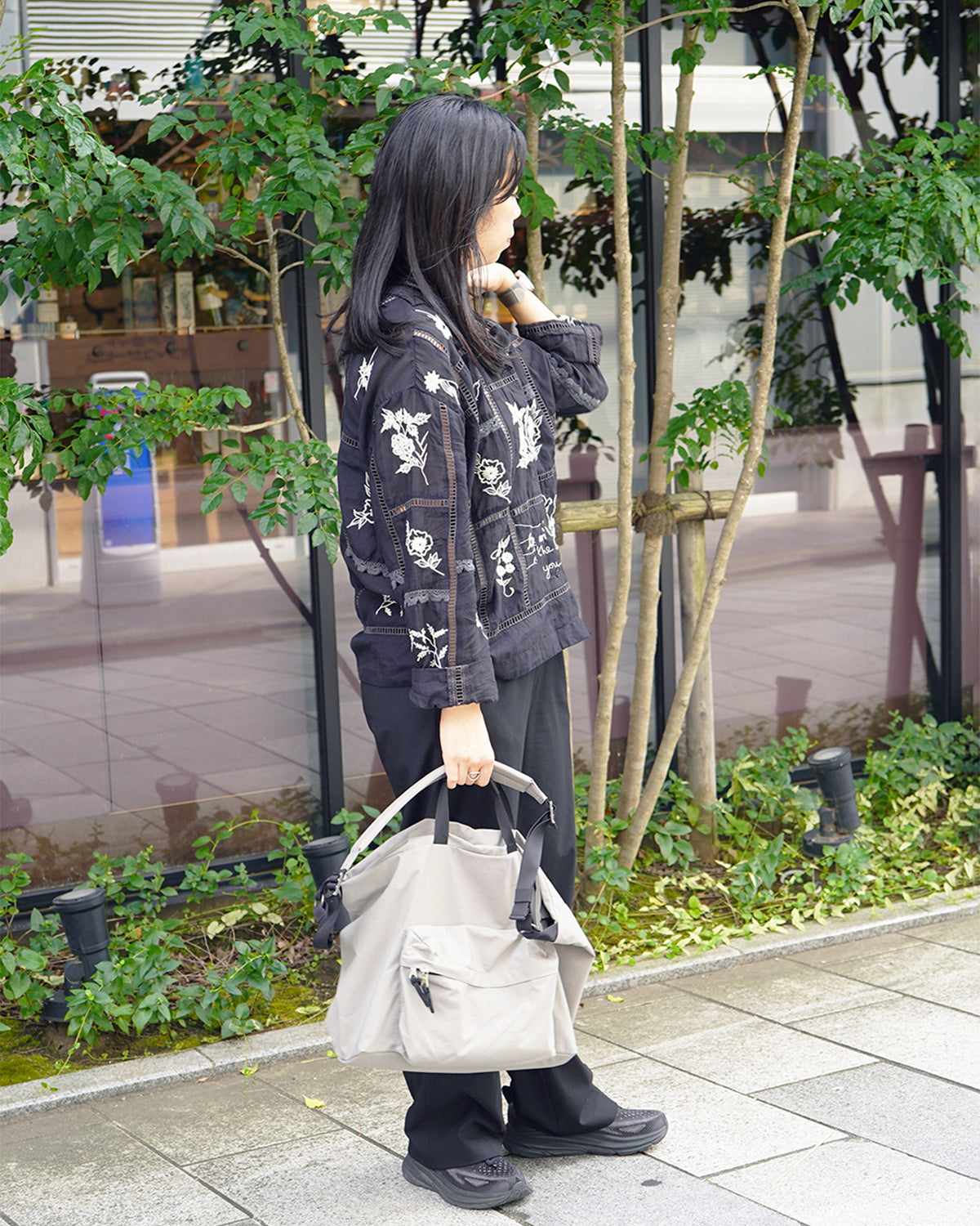 Simplicity Front Pocket Shoulder - Grey