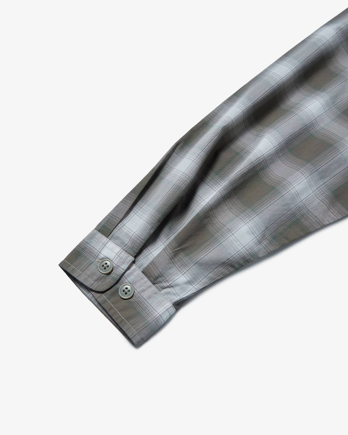 Mens Work Shirt - Beige Ombre