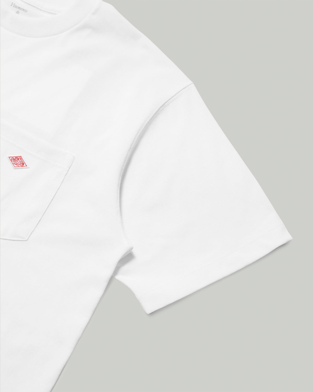 Mens Short Sleeve Pocket T-shirt - White