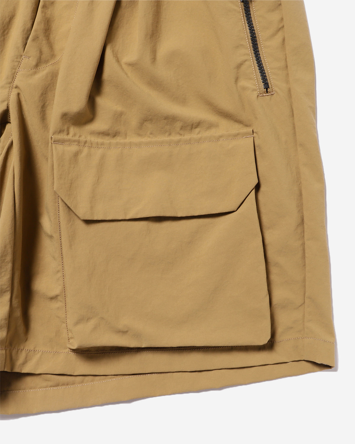 Twill Short Pants (M) - Beige