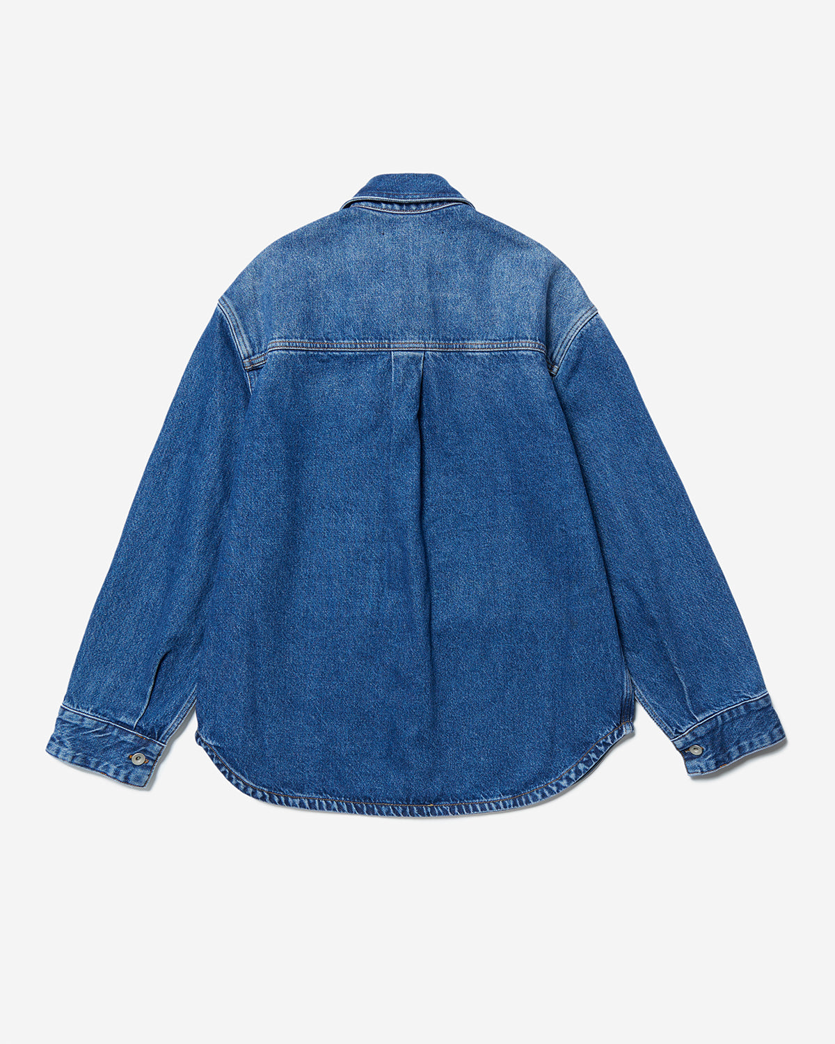 Saxon - Denim Overshirt - Worn Wash Indigo