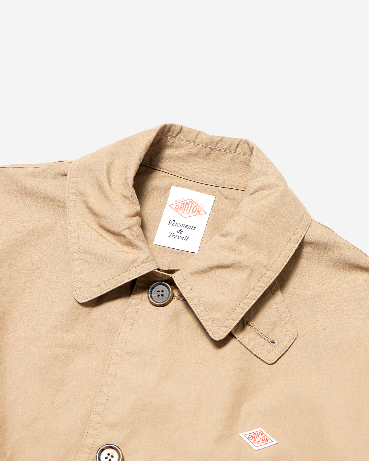 Mens Downproof Work Jacket - Light Beige