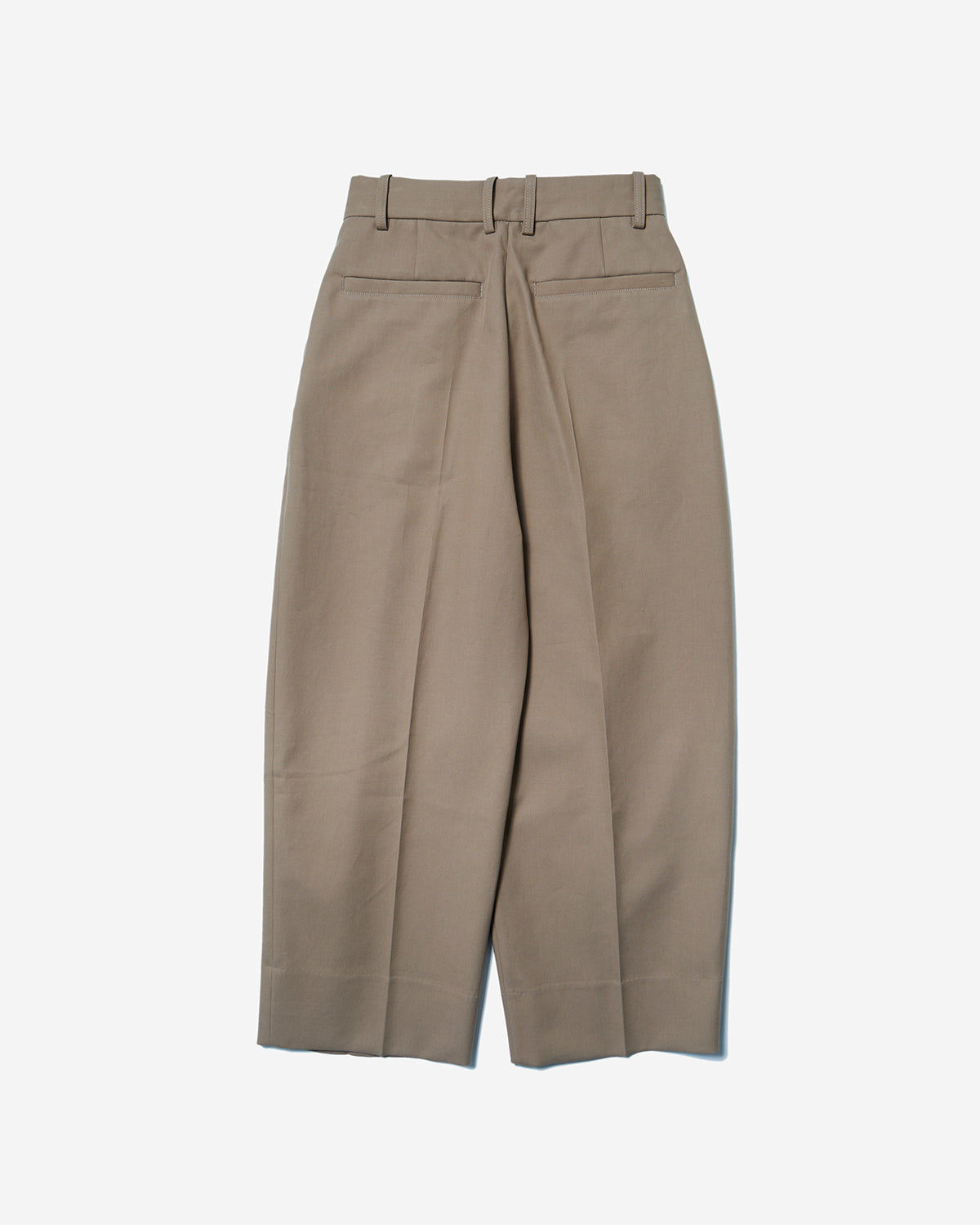Nasser - Double Pleat Wide Leg Pant - Birch