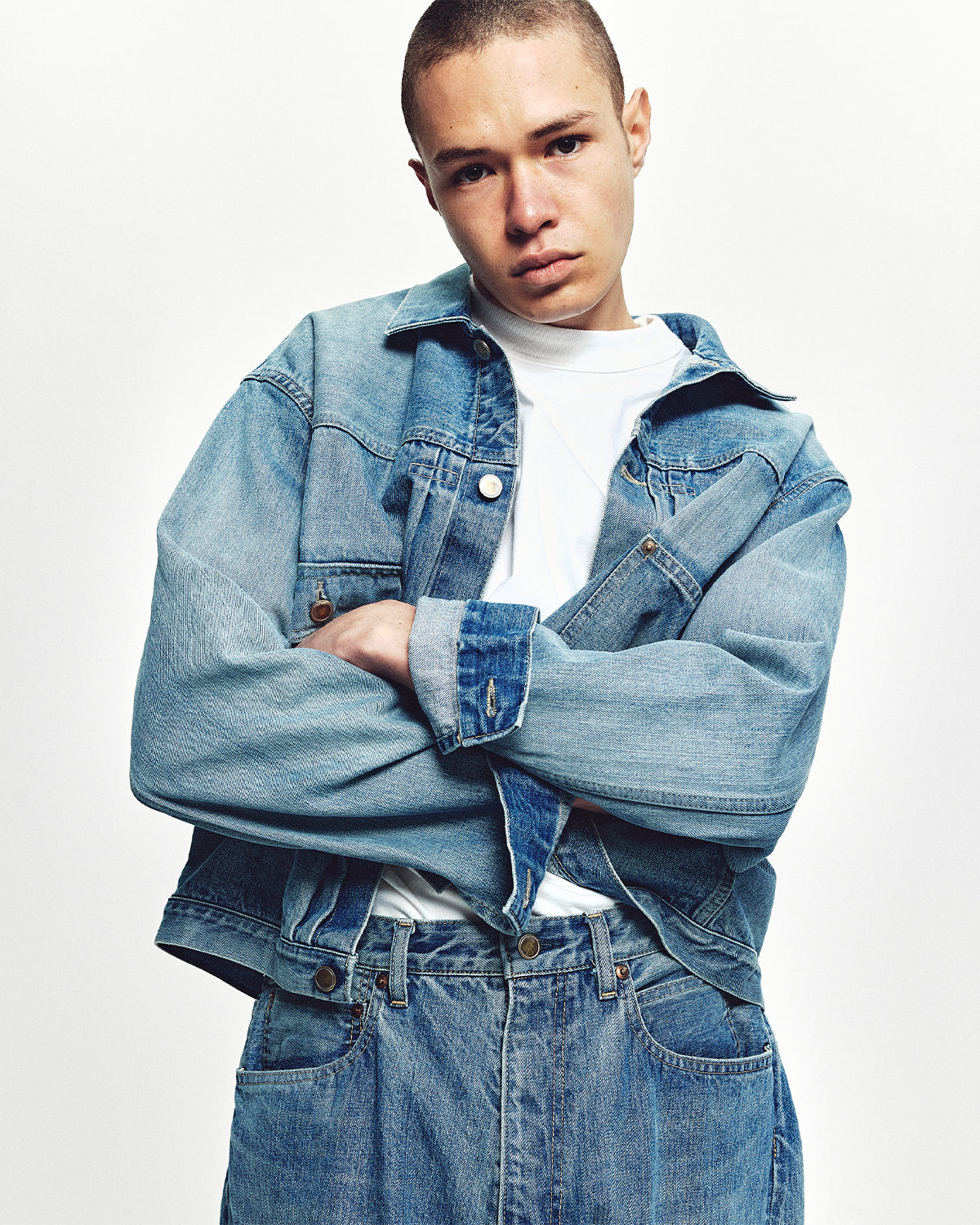 Time Travel Trucker Jacket 1977 Wash - Vintage Indigo 1977 Wash