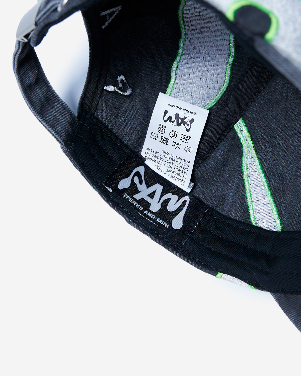 Thirty Three And A Third Baseball Cap - Black Wash / Sharp Green