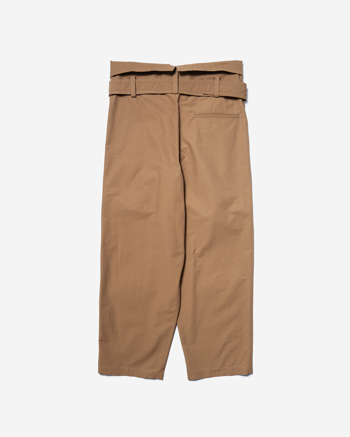Fold Over Belt Wide PNT - Brown