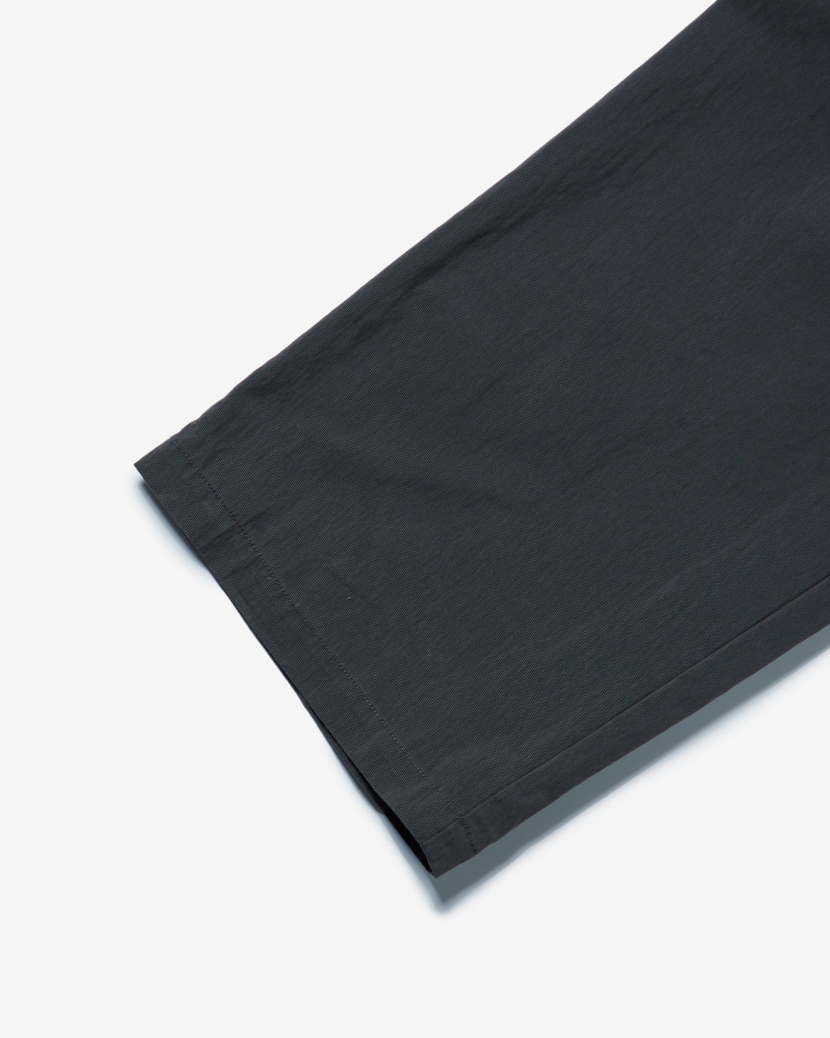 Mens CN Twill Double Pleated Easy Pants - Charcoal