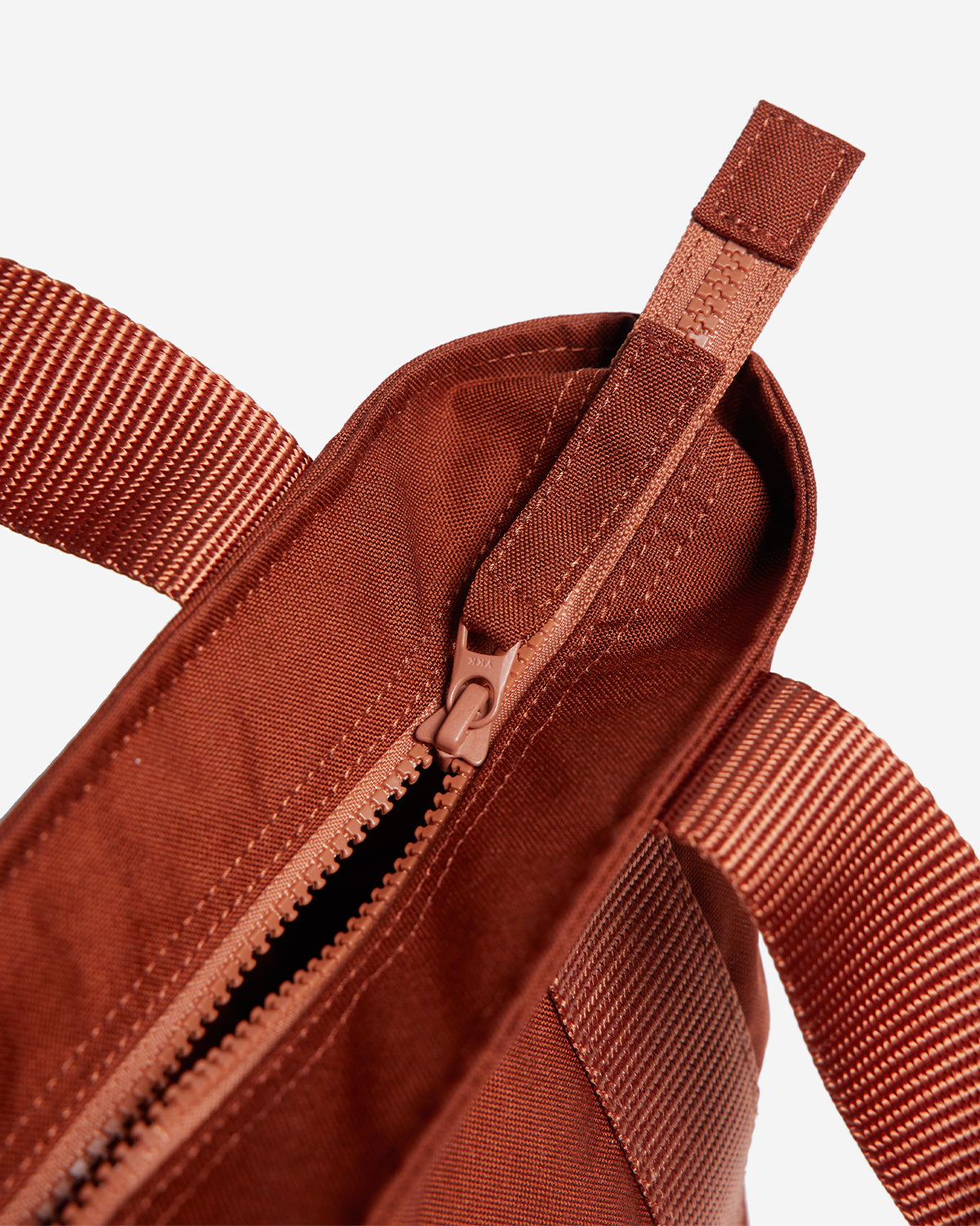 Le-Marais - Cordura Canvas 2Way Tote Bag - Orange Brown White