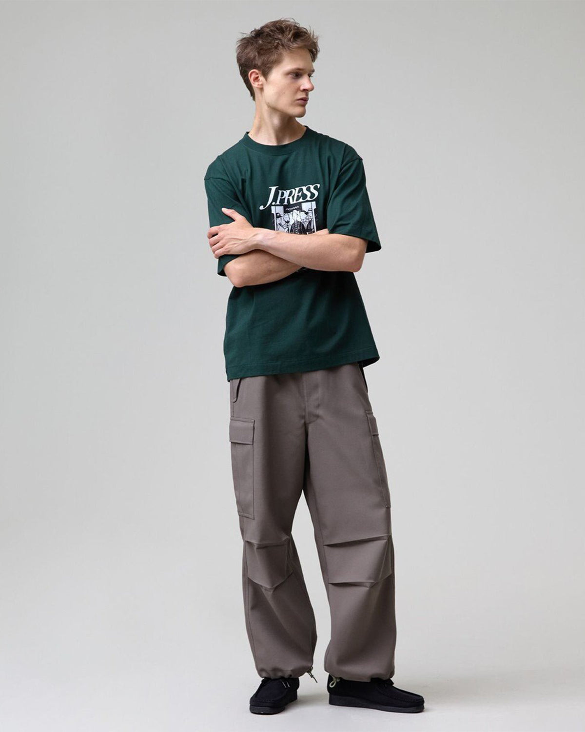 Aaron Illust T-Shirt - Green