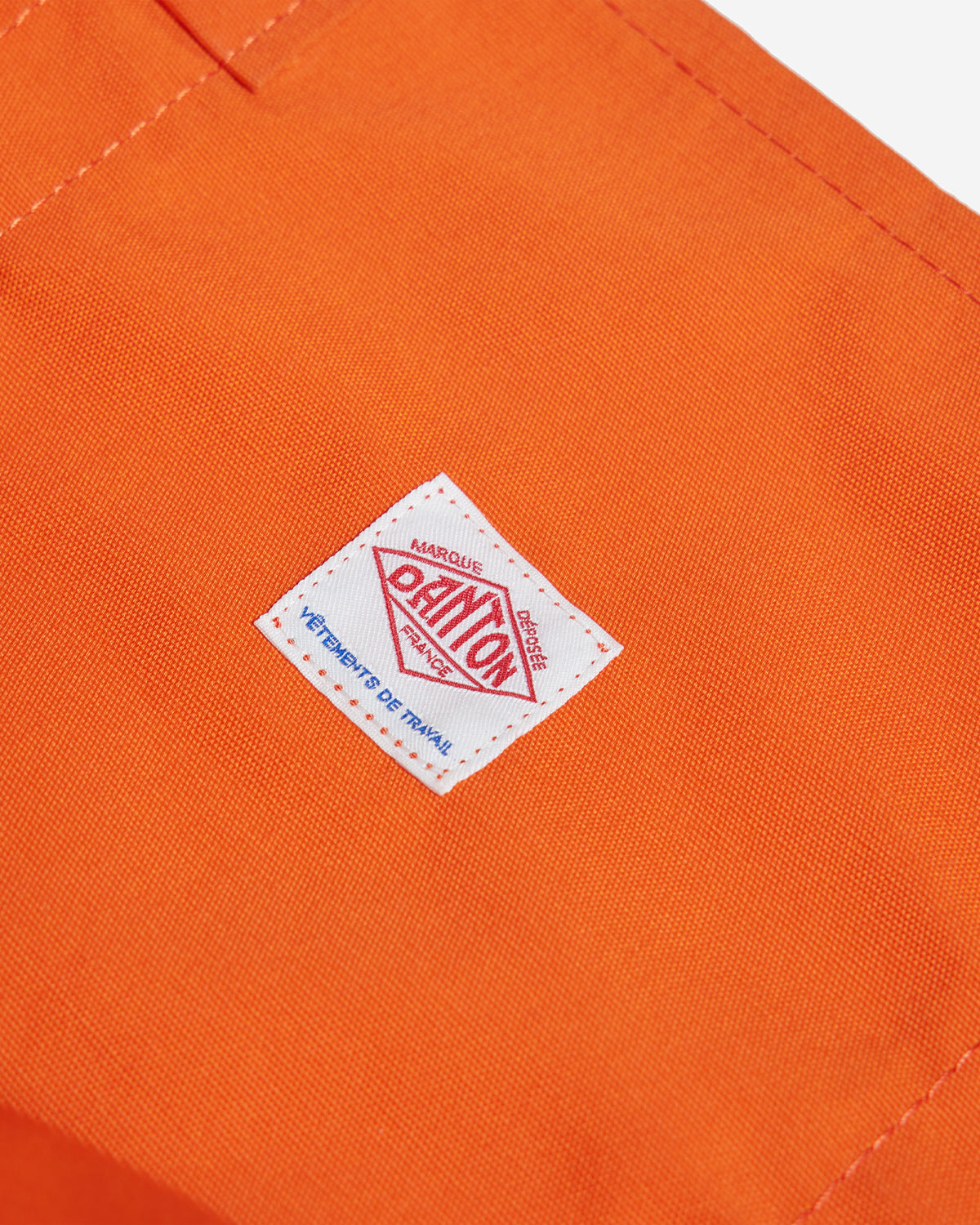 Montorgueil - Canvas Marche Bag - Orange Off White