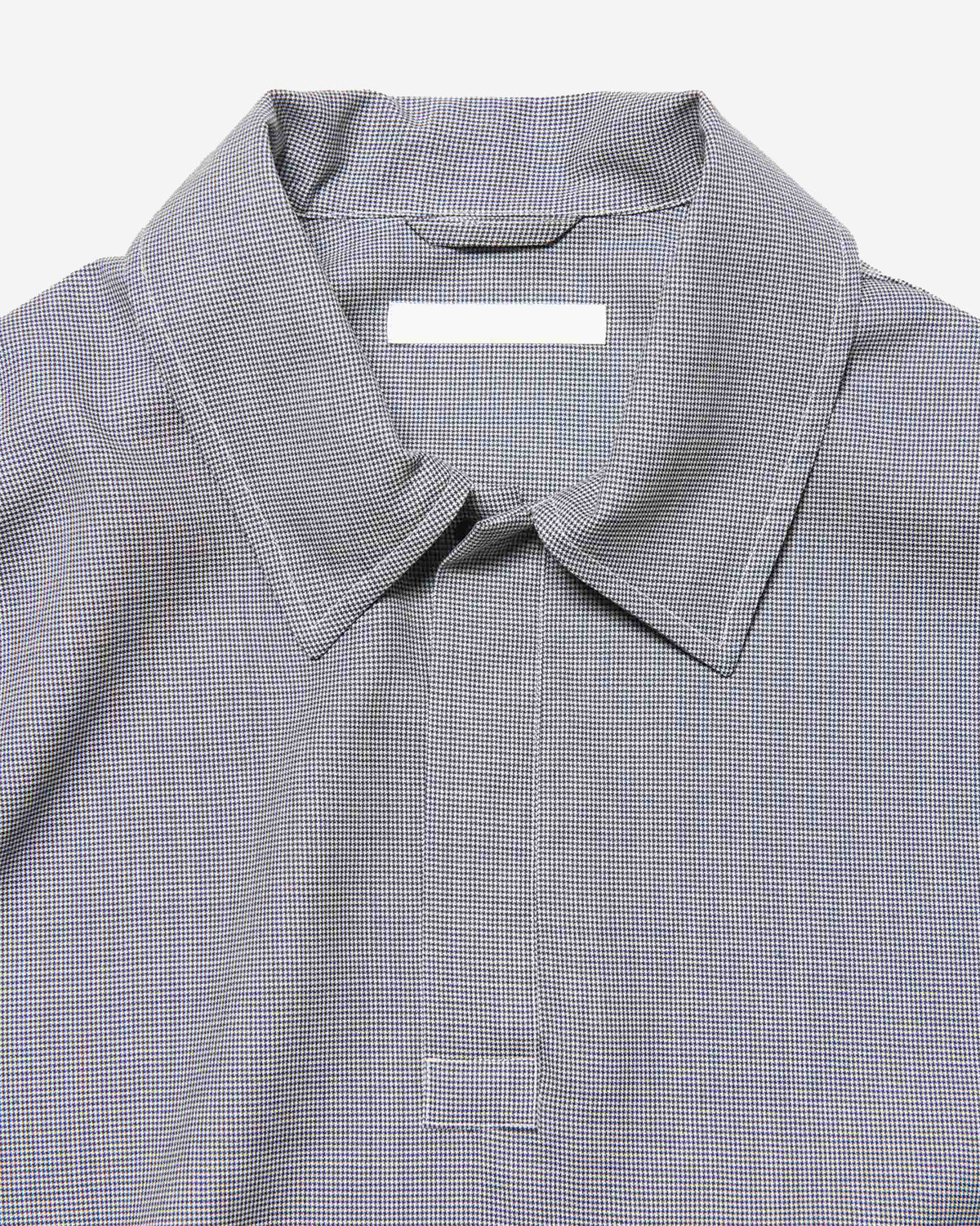 Washable Summer Wool Polo Shirt - Hounds Tooth