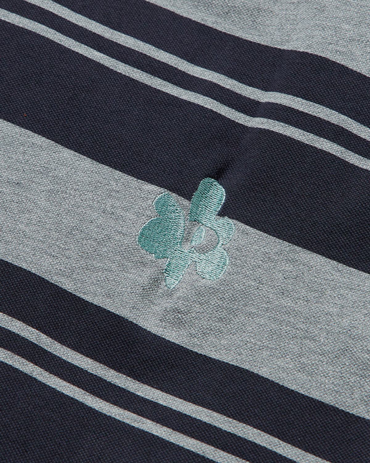 Lines In Time Stripe Mock Neck LS Top - Multi