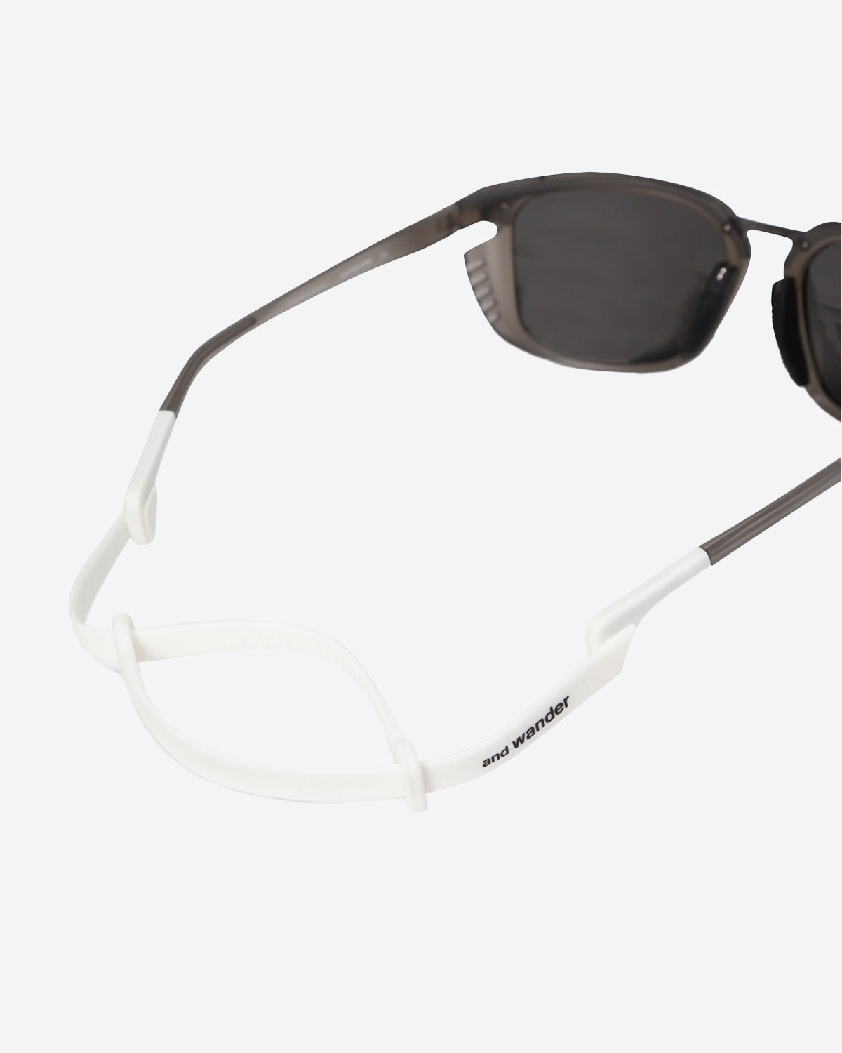 District Vision × And Wander Sunglasses W/Strap - Charcoal