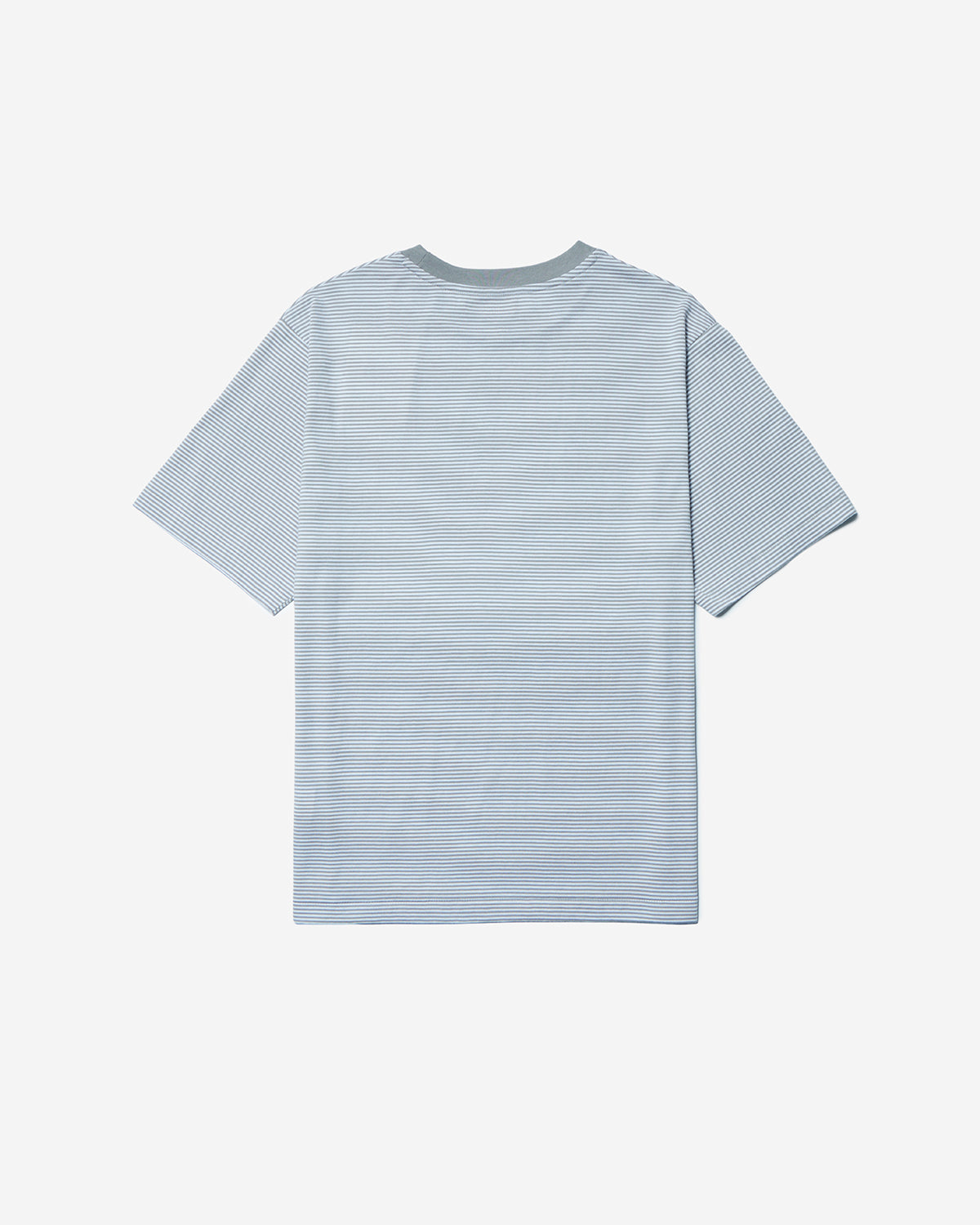 Mens Short Sleeve Inner T-shirt Stripe - GreyxWhite
