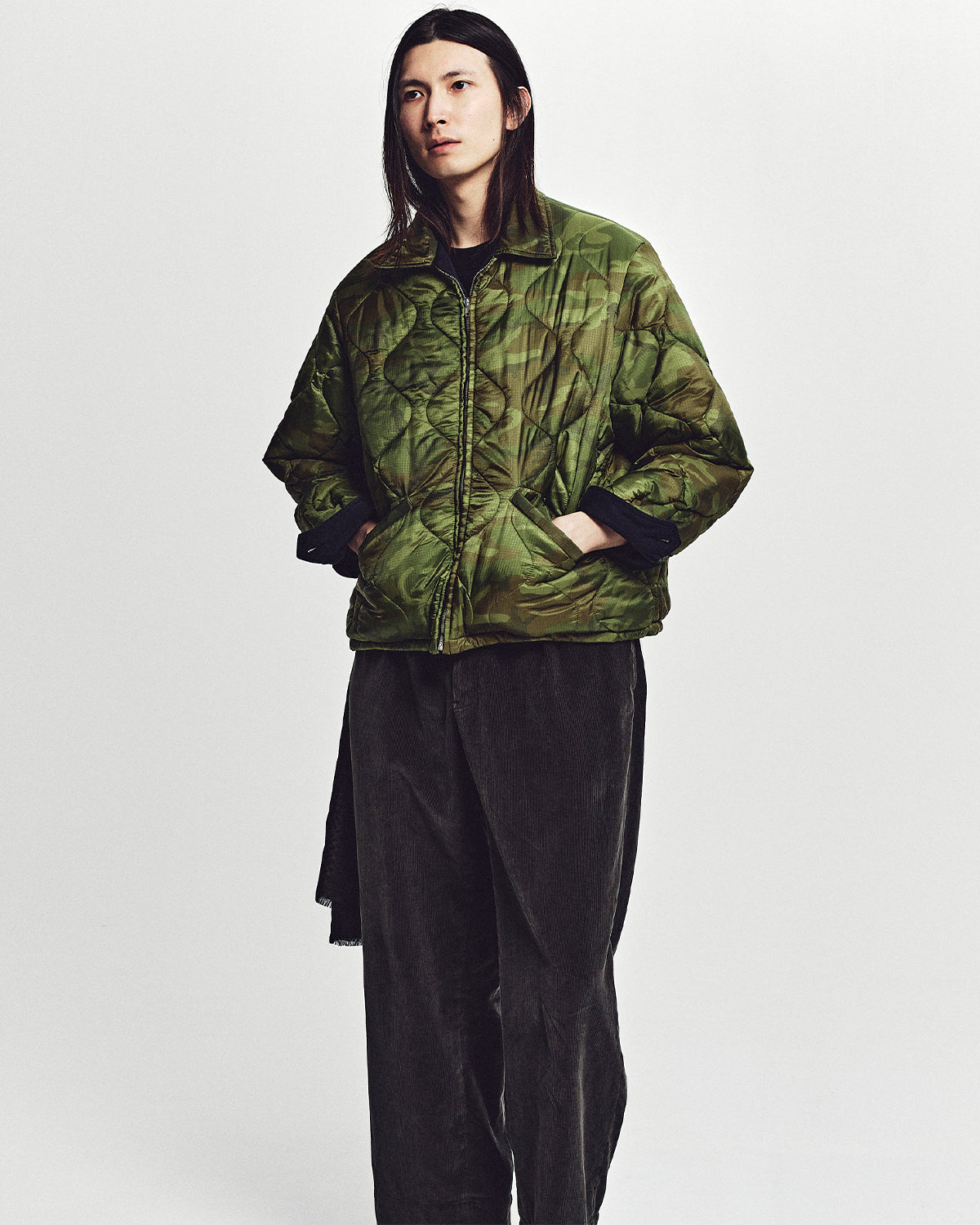 Reversible Vietnam Jacket - Black / Camouflage