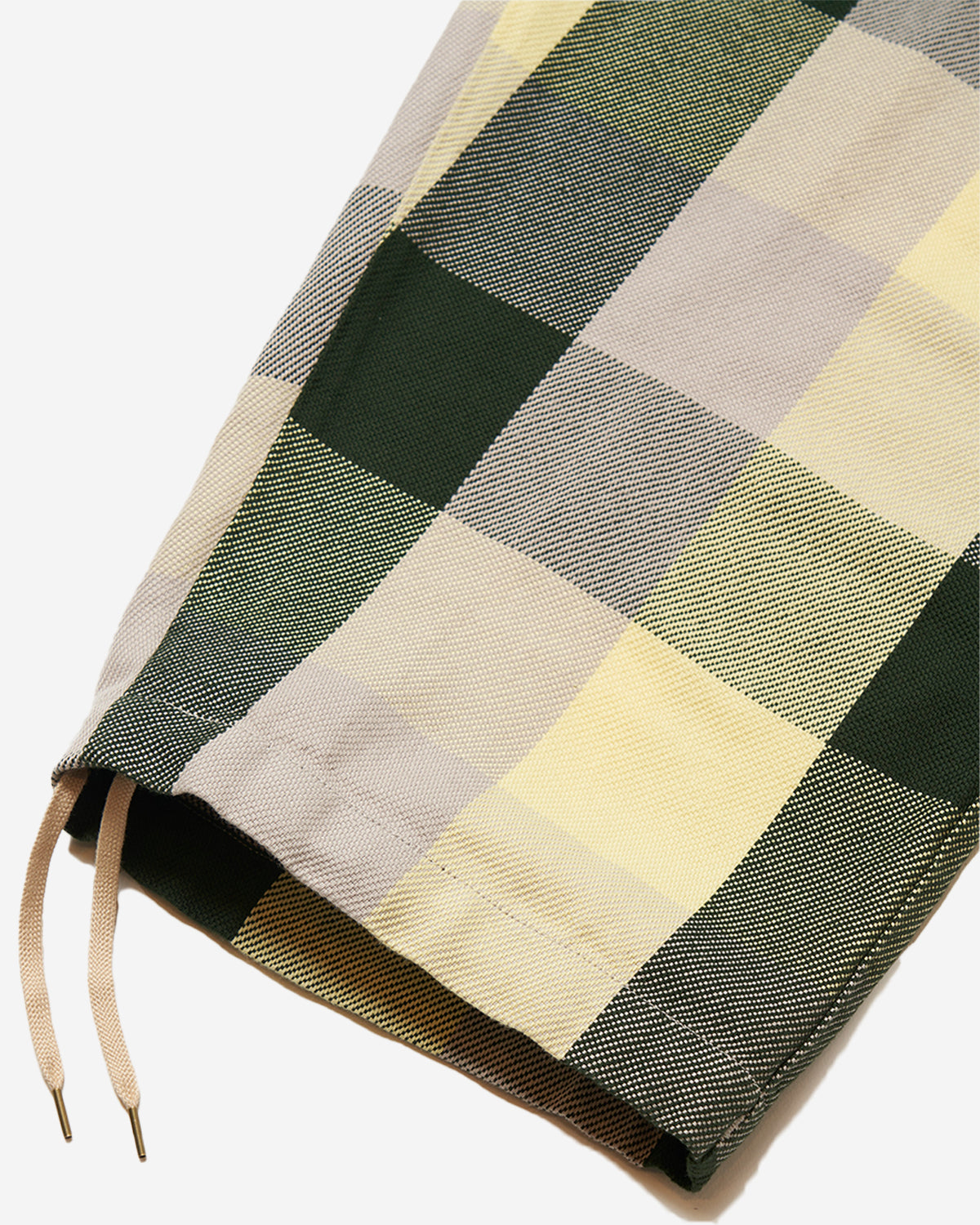 Buffalo Check Bush Cargo Pants - Yellow