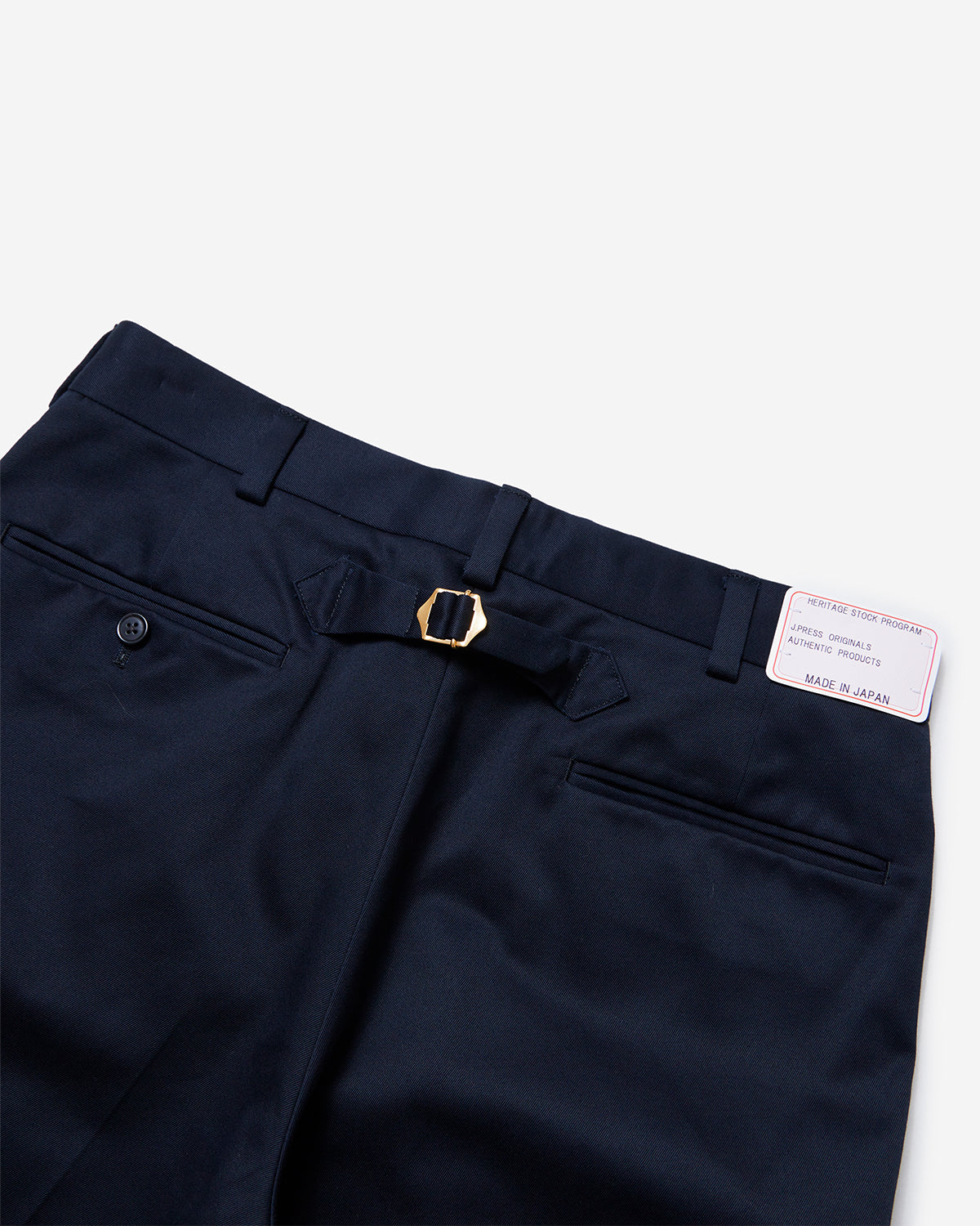 Piped Stem Trouser - Navy