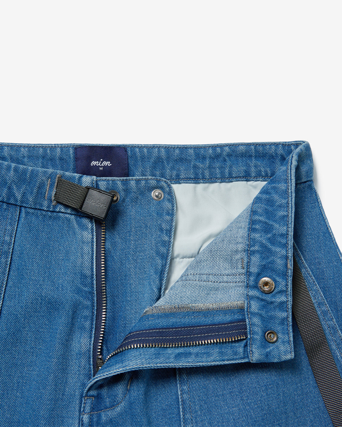 Hamlet - Cropped Pants - Bleached Denim