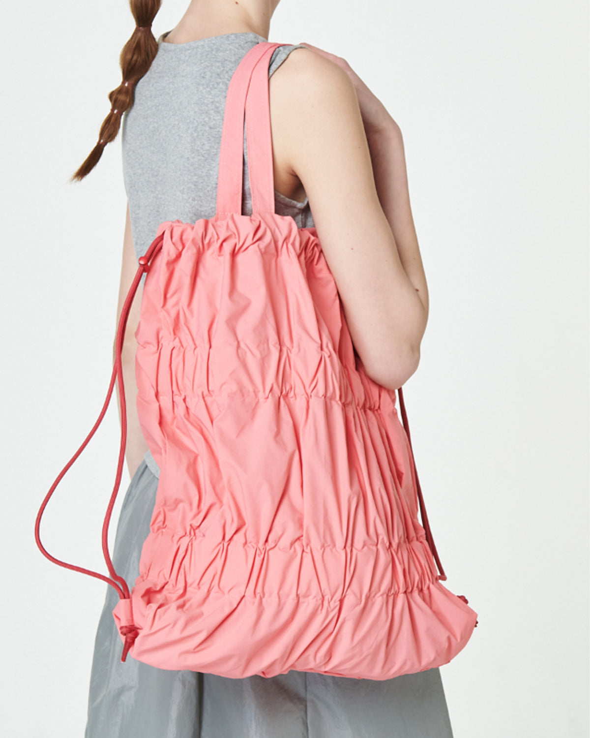 Tiered Banding Backpack - Pink