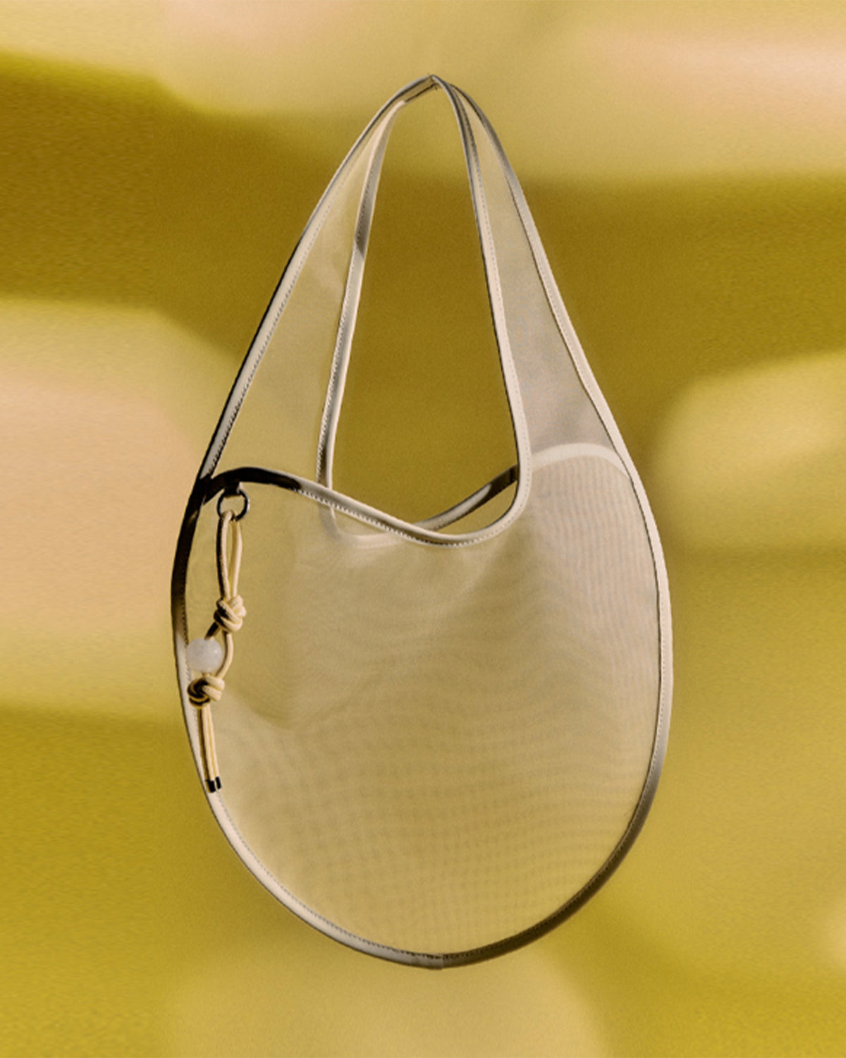 Nest Mesh Shoulder Bag - Ivory