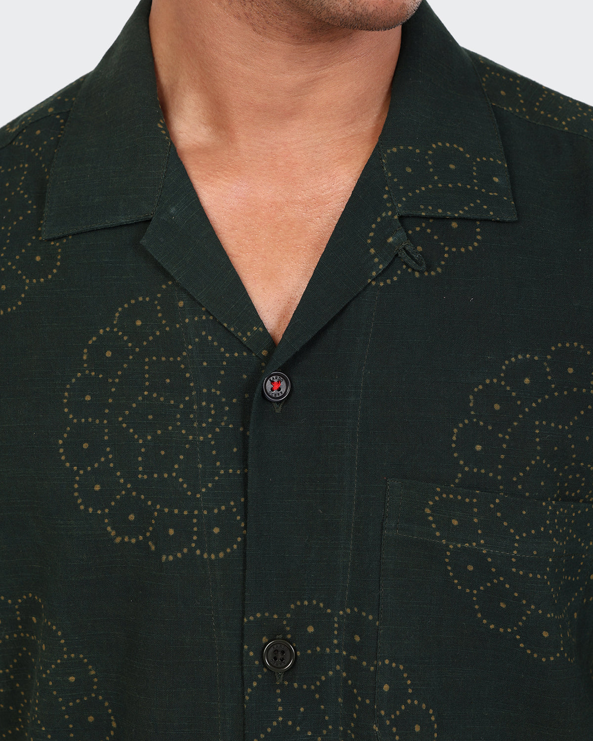 Ronen - Over Sized Camp Collar SS Shirt - Block Print